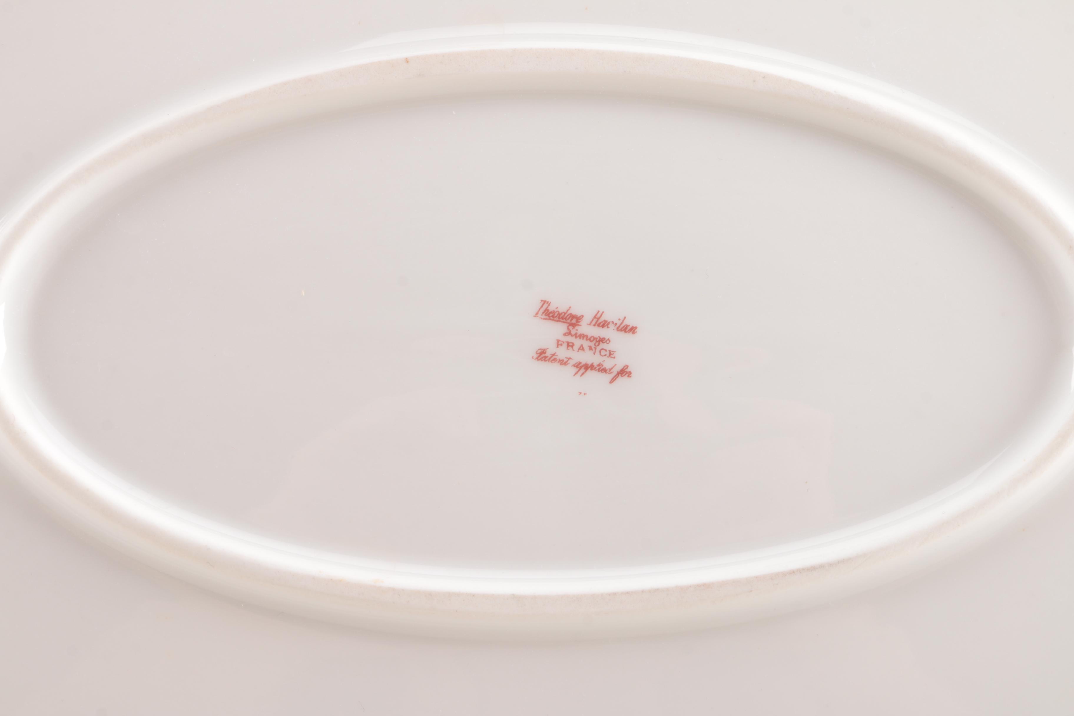 Theodore Haviland Limoges Porcelain Pink Floral Tableware