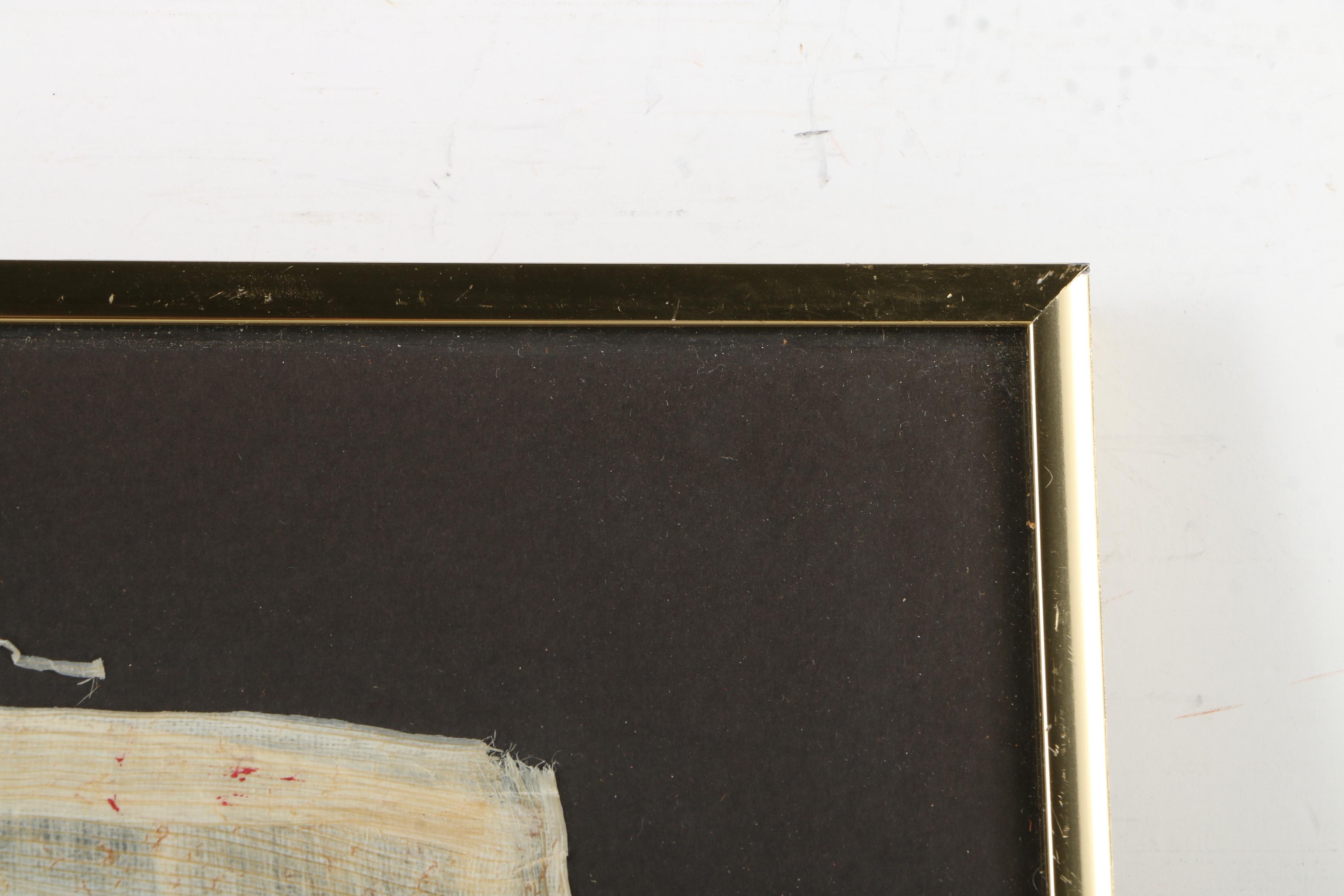 Gouache Painting on Papyrus After the Tomb of Nebamun