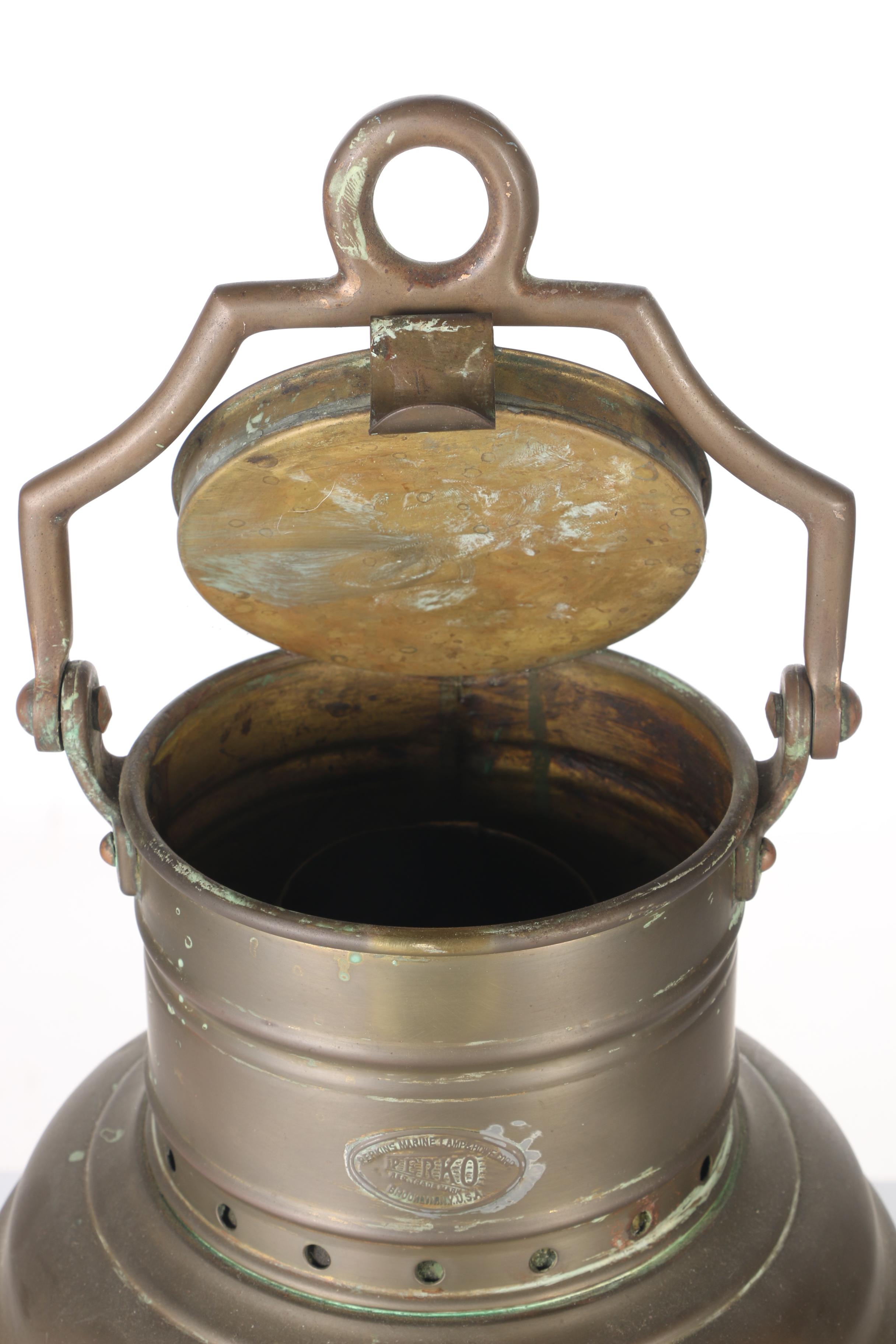 Vintage Brass Perkins "Perko" Marine Lantern