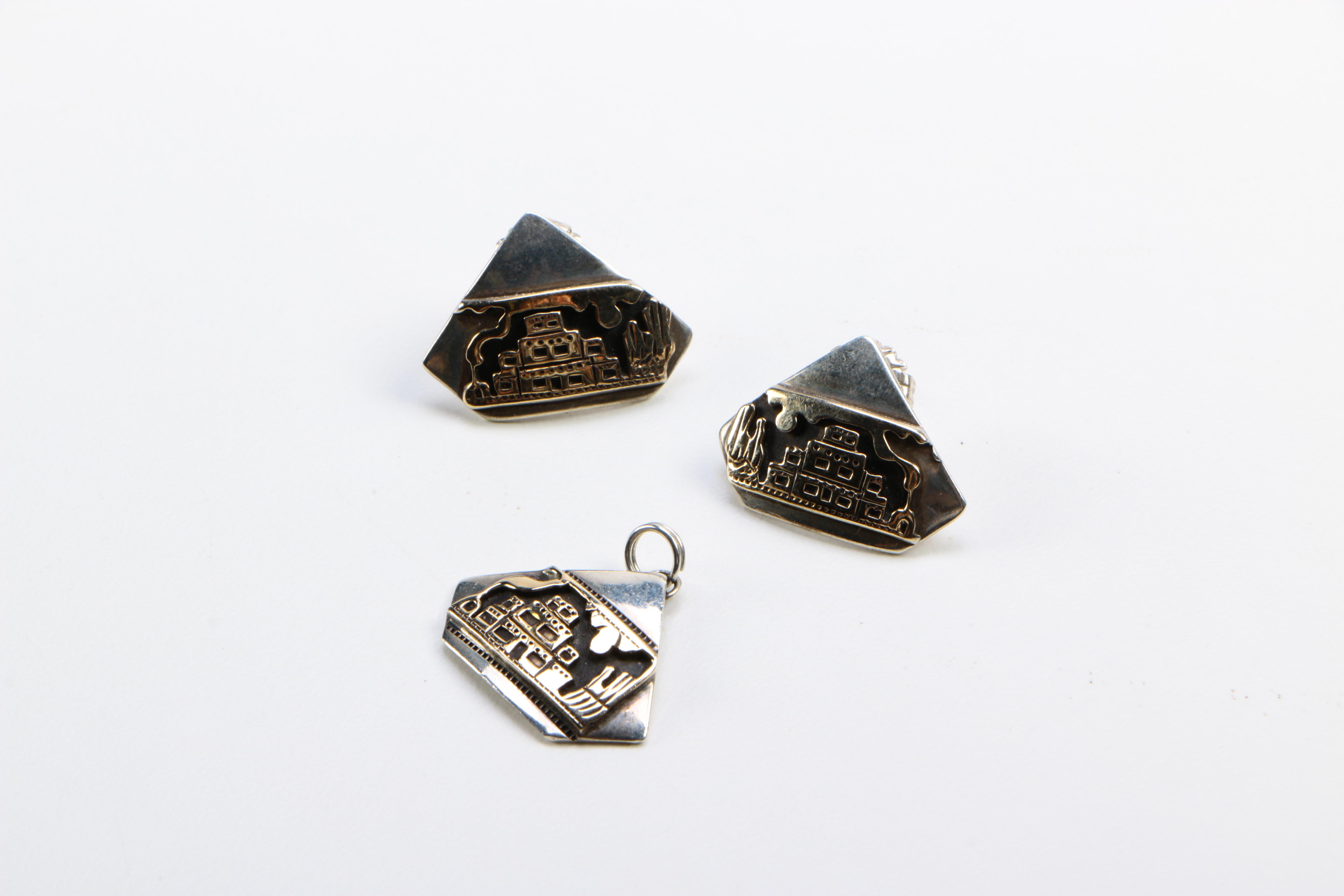 Sterling Silver Southwestern-Themed Jewelry