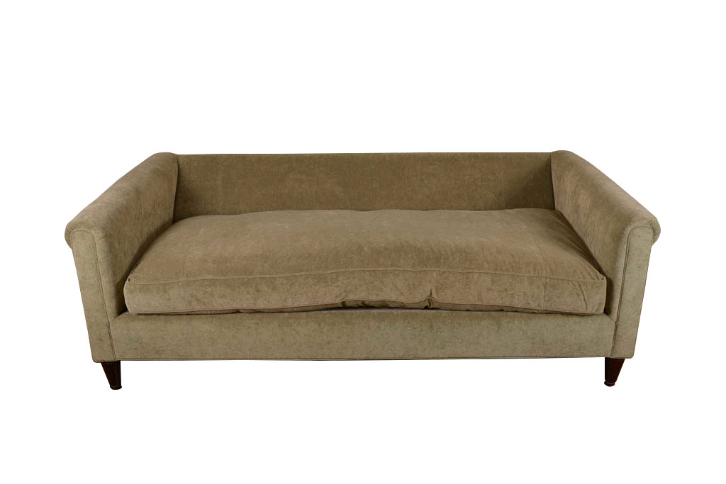 House of France Sage Green Velvet Sofa