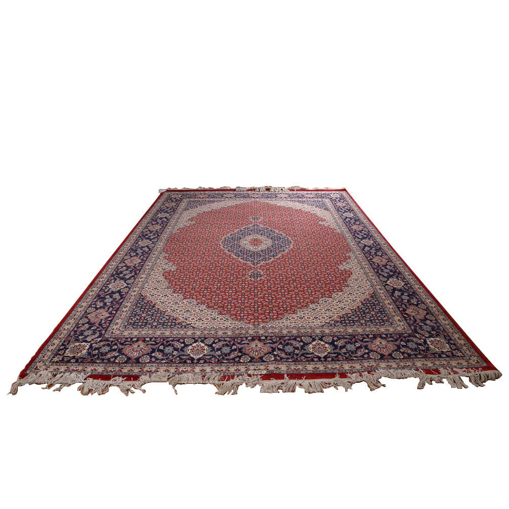 Signed Rug Gallery Hand-Knotted Pakistani Wool Area Rug