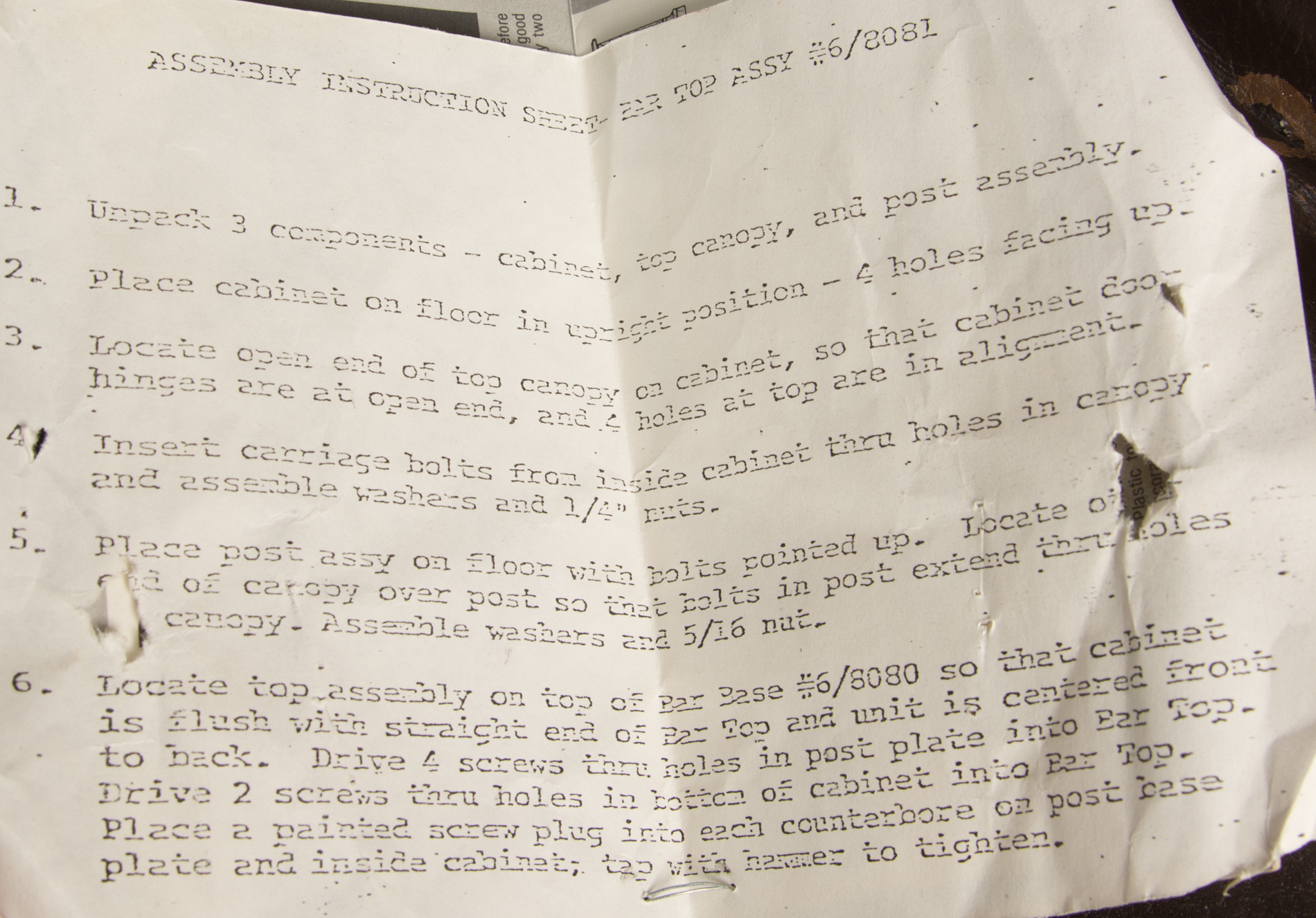 Broyhill "American Frontier" Bar with Stools