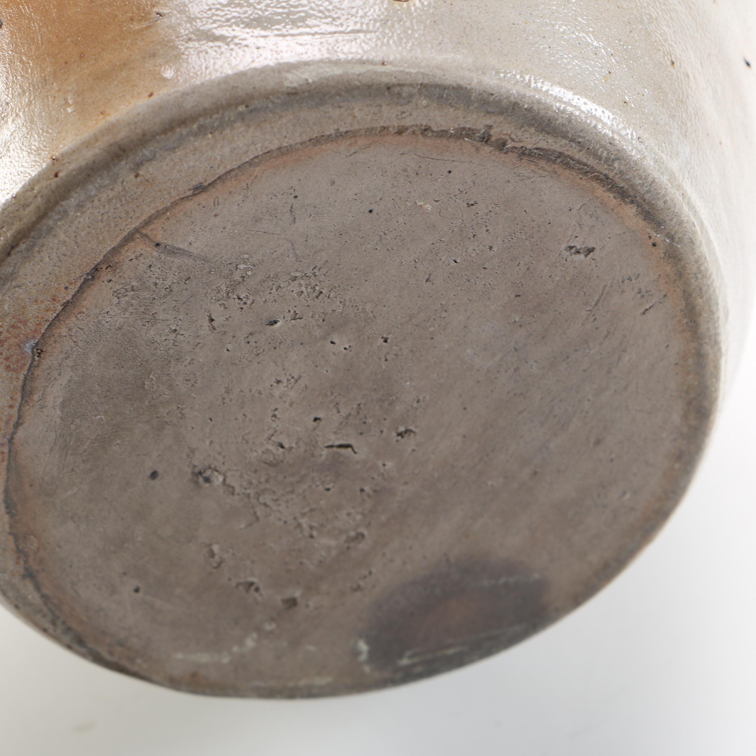 Vintage Stoneware Pitcher and Salt Glazed Crock