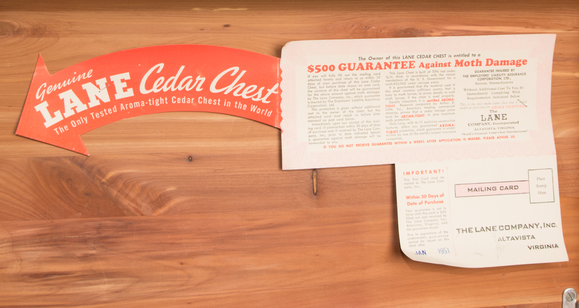 Waterfall Cedar Chest by Lane