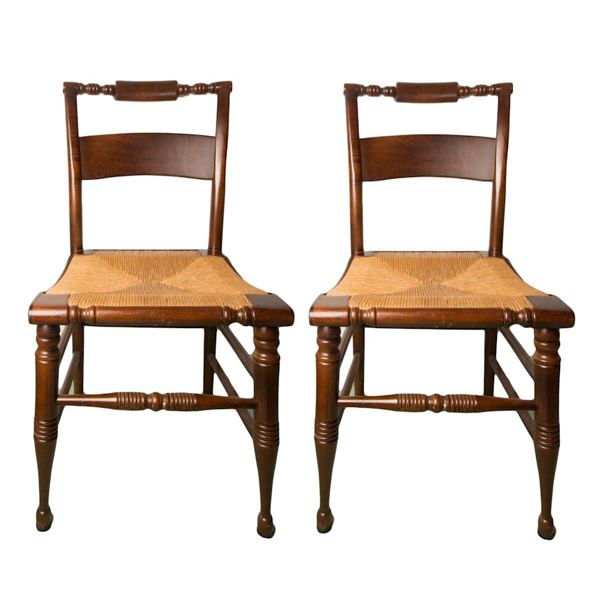 Rush Seat Dining Chairs