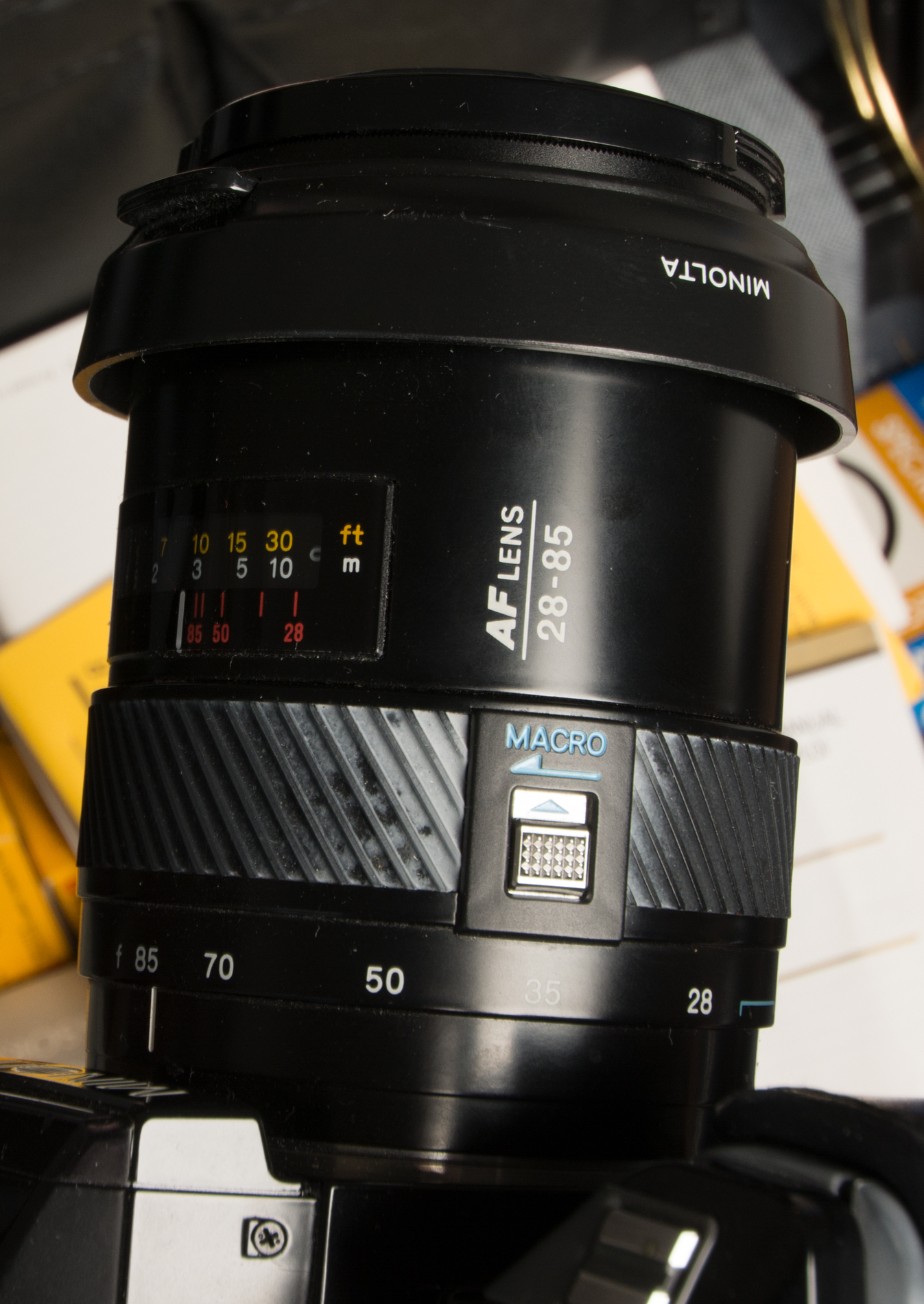 Vintage Minolta Maxxum Camera with Accessories