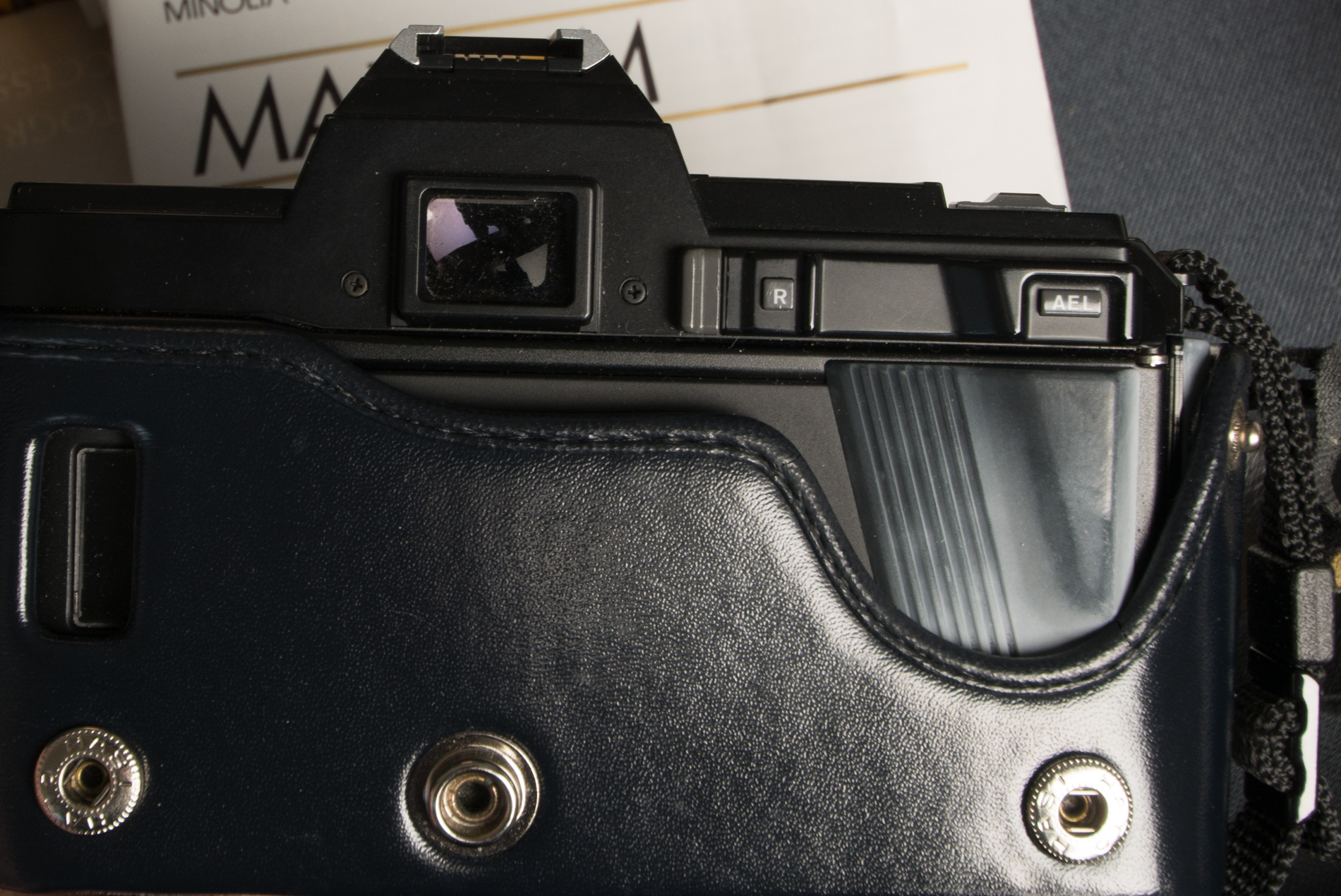 Vintage Minolta Maxxum Camera with Accessories