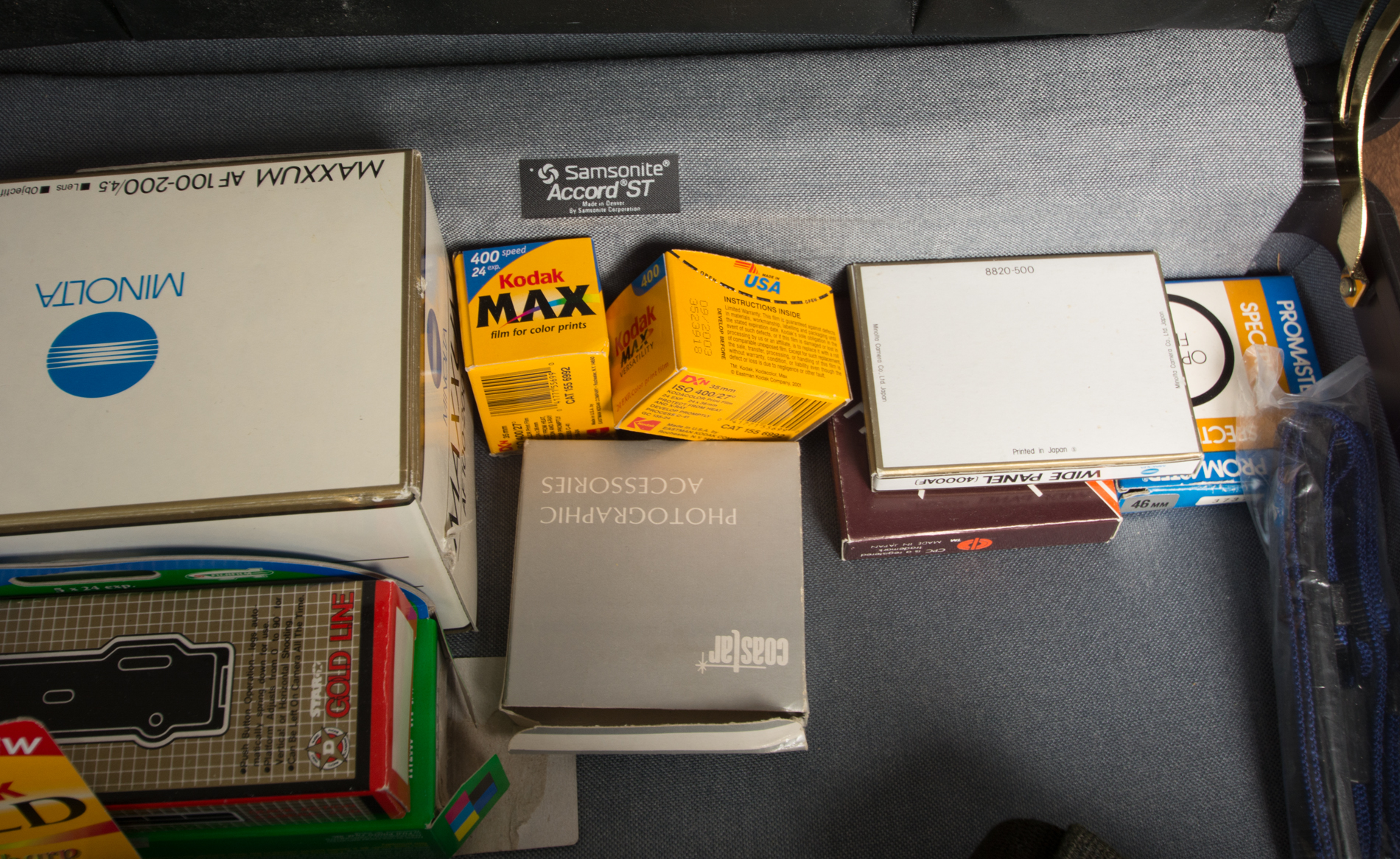 Vintage Minolta Maxxum Camera with Accessories