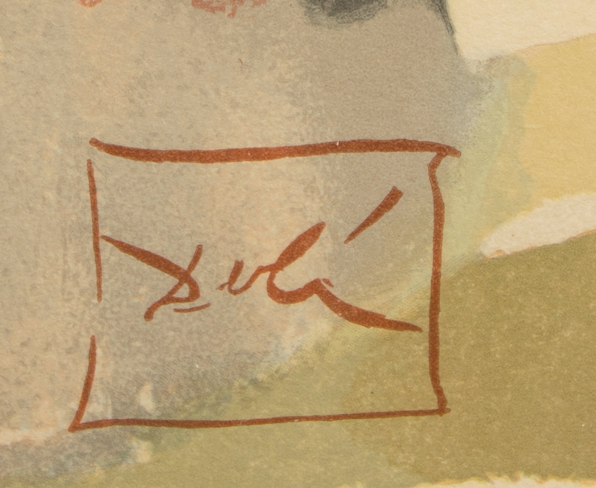 Salvador Dali Wood Engraving "Purgatory Canto 20: Avarice et Prodigalite"