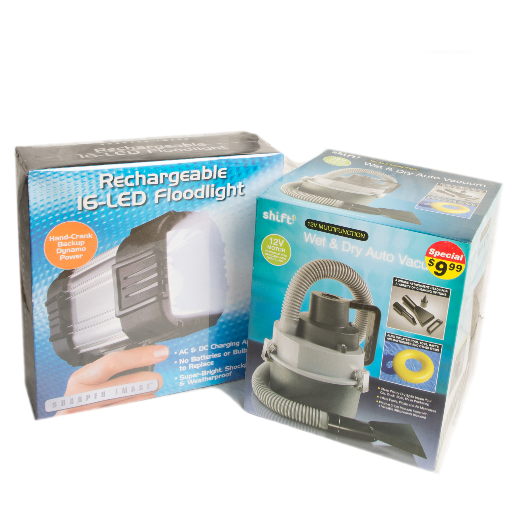 Portable Vacuum and Floodlight
