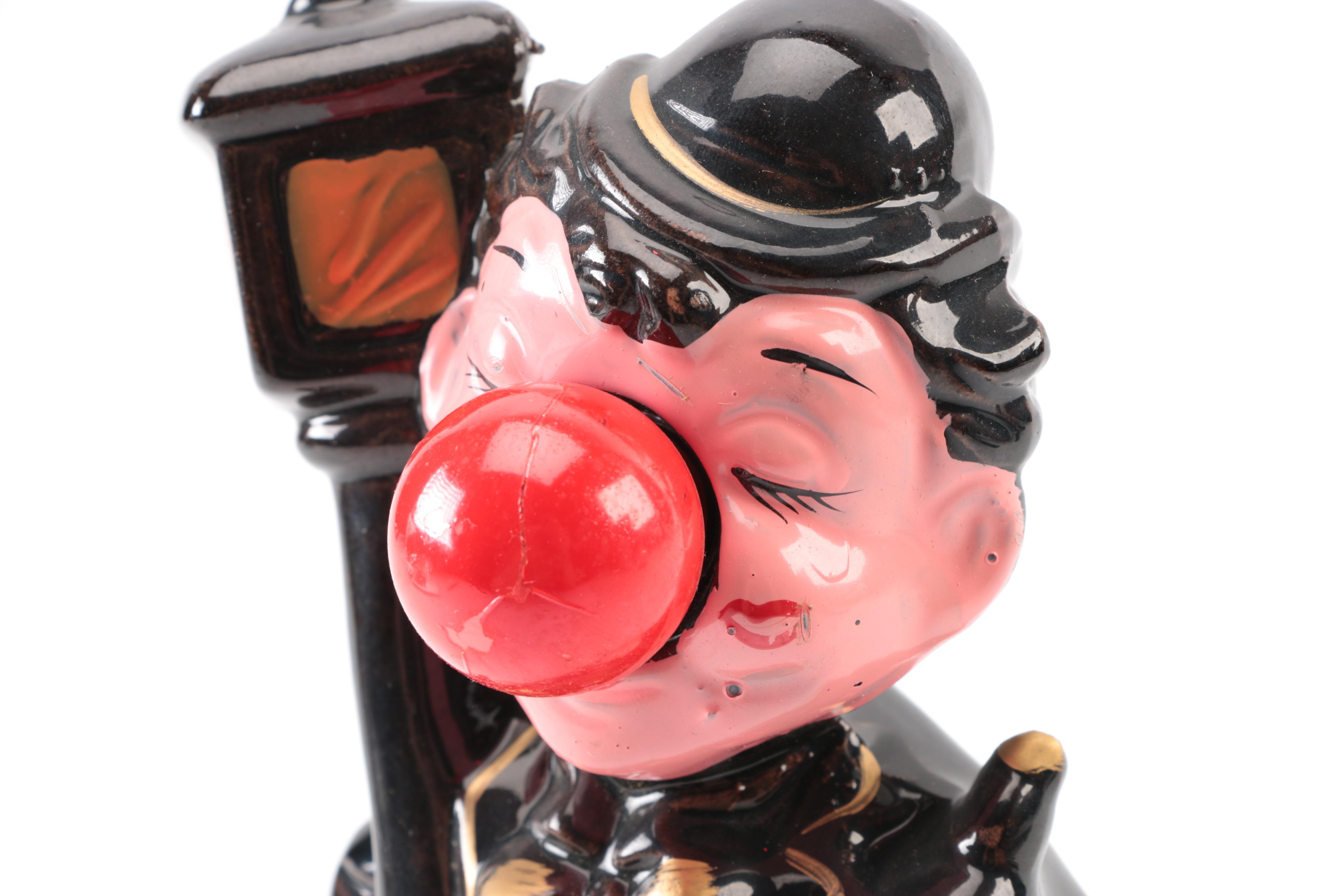 Charlie Chaplin Bar Lamp and Clown Lamp