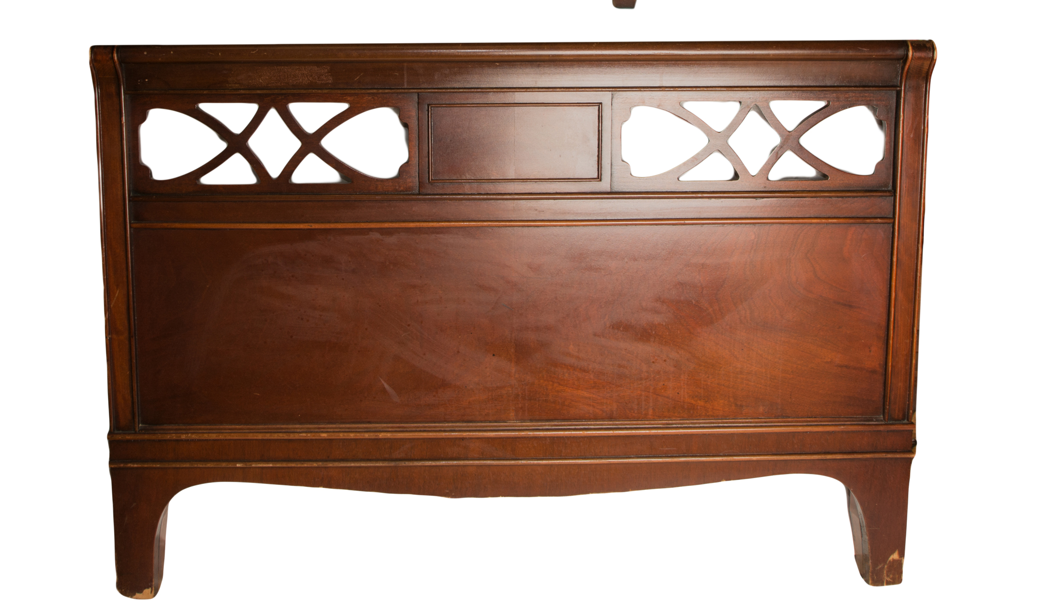 Antique Mahogany Twin Bed Frame