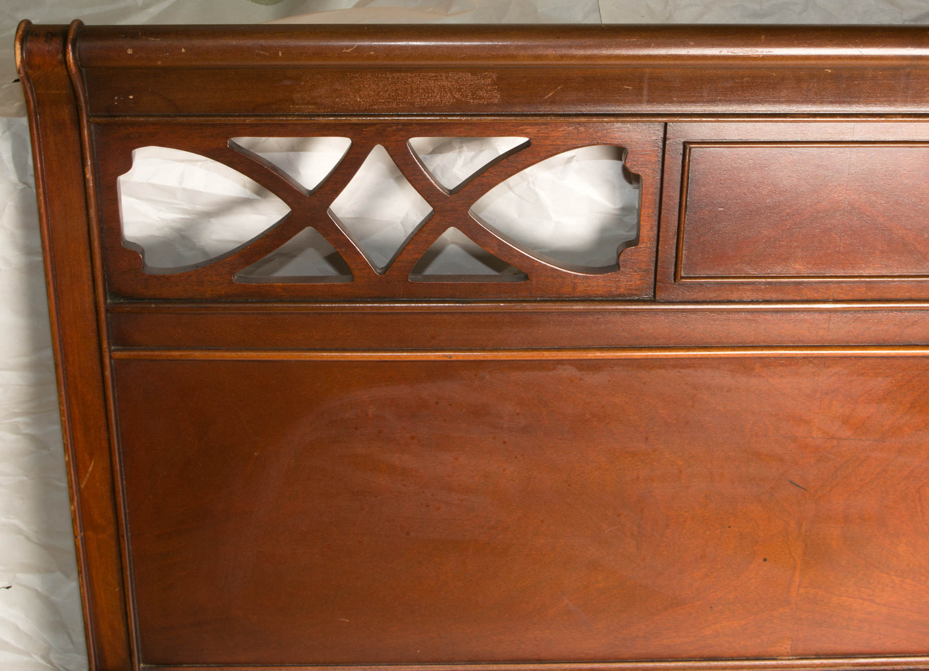 Antique Mahogany Twin Bed Frame