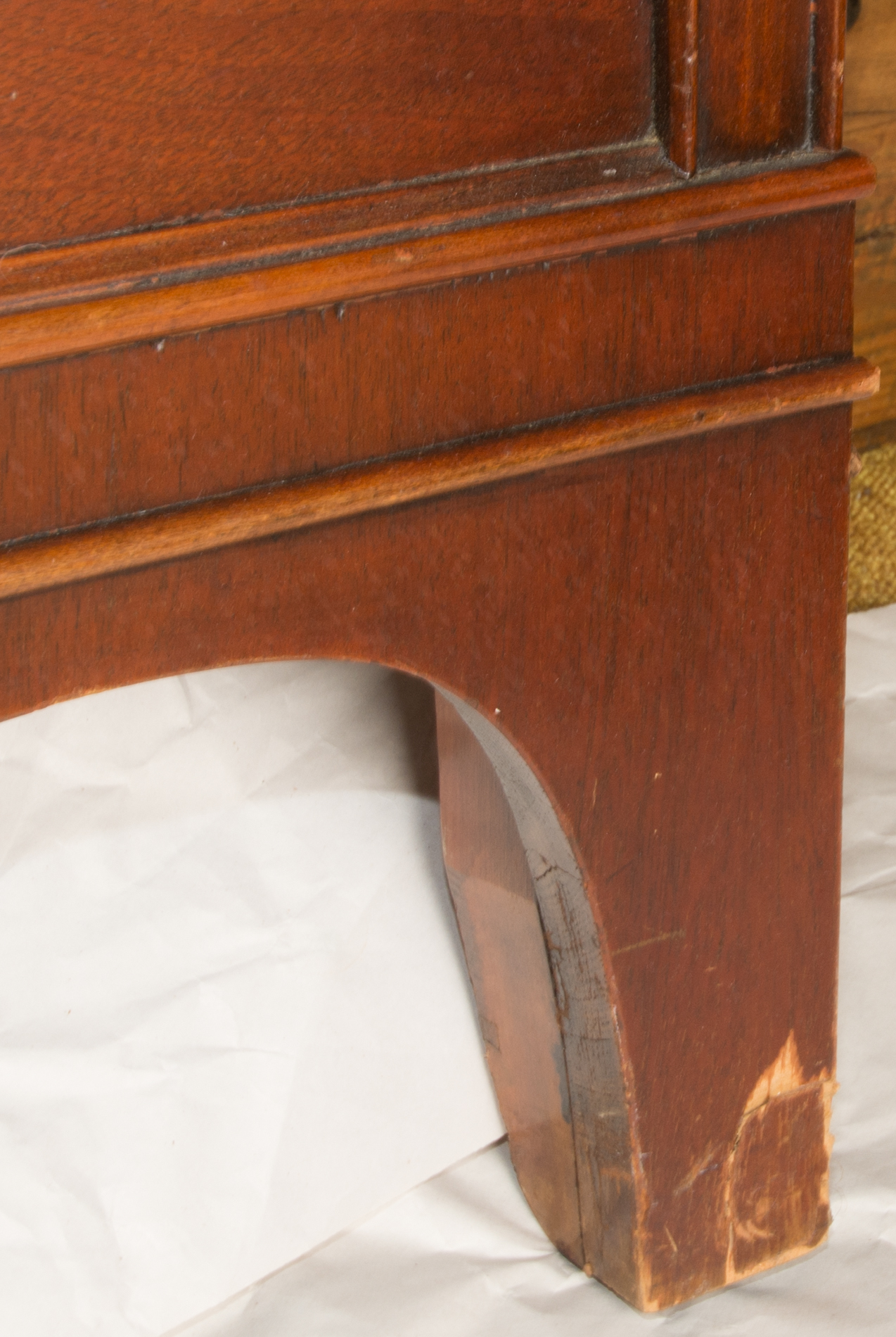 Antique Mahogany Twin Bed Frame