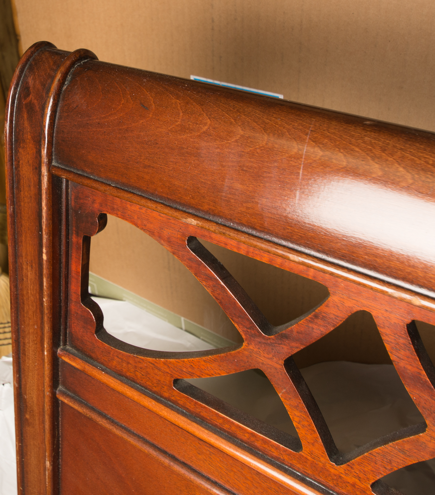 Antique Mahogany Twin Bed Frame