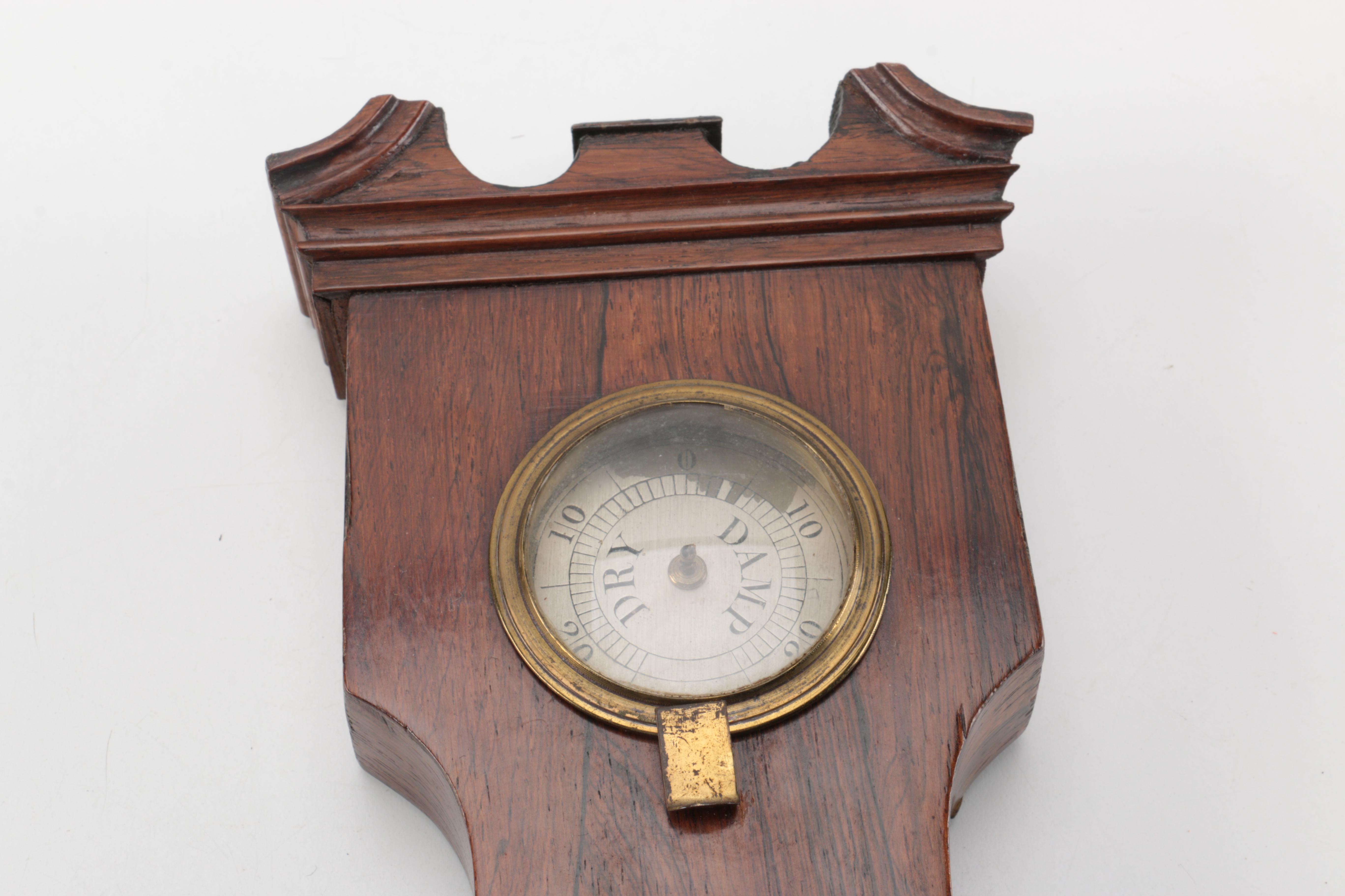 Antique Wheel Barometer by P. Corti, Exeter