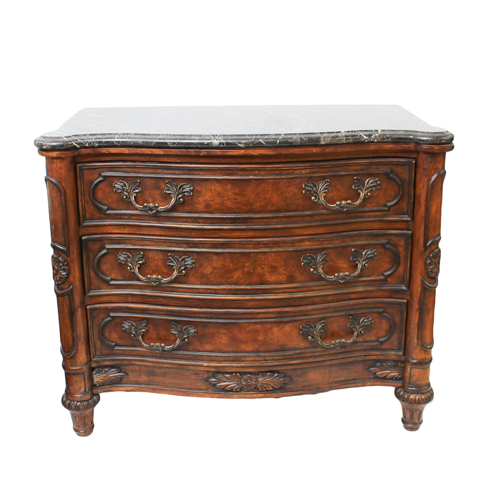 Marble Top Hall Chest by Drexel Heritage