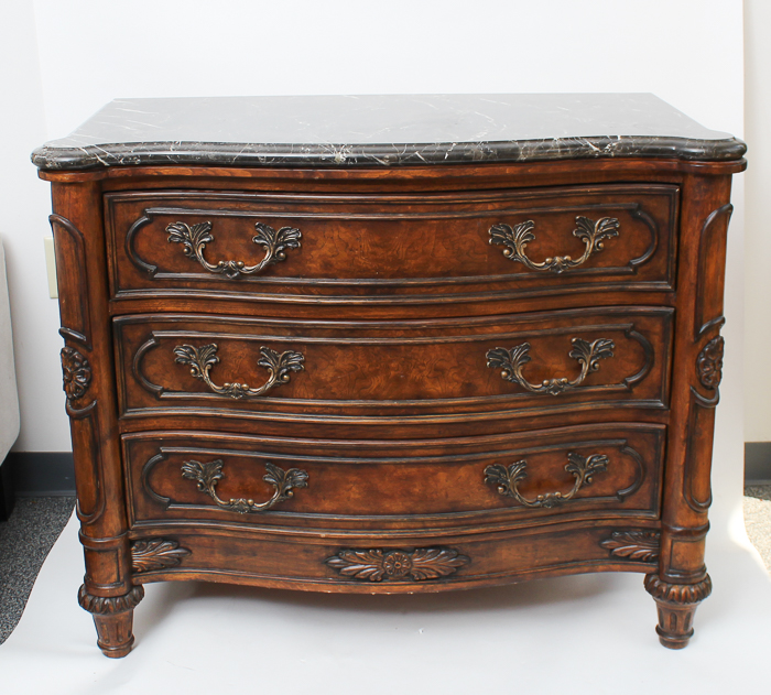 Marble Top Hall Chest by Drexel Heritage