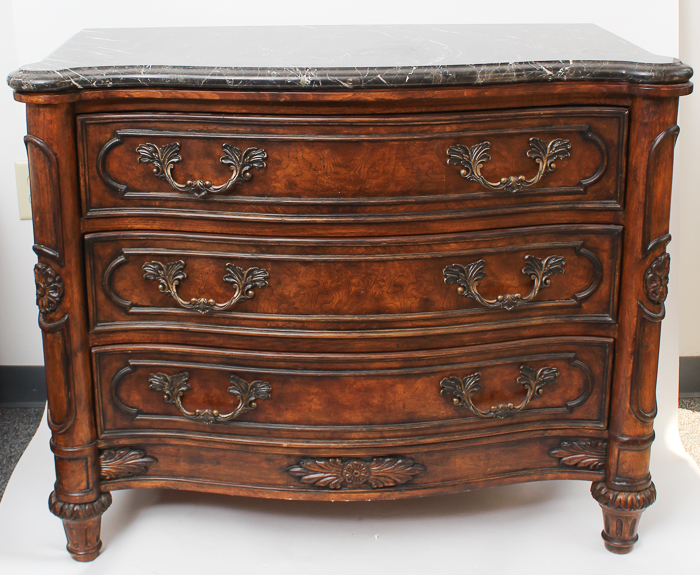 Marble Top Hall Chest by Drexel Heritage