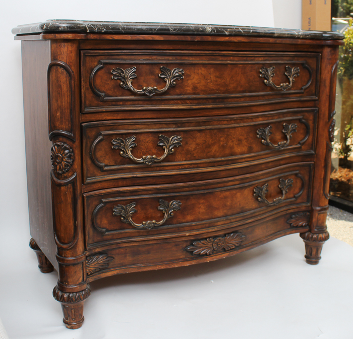 Marble Top Hall Chest by Drexel Heritage