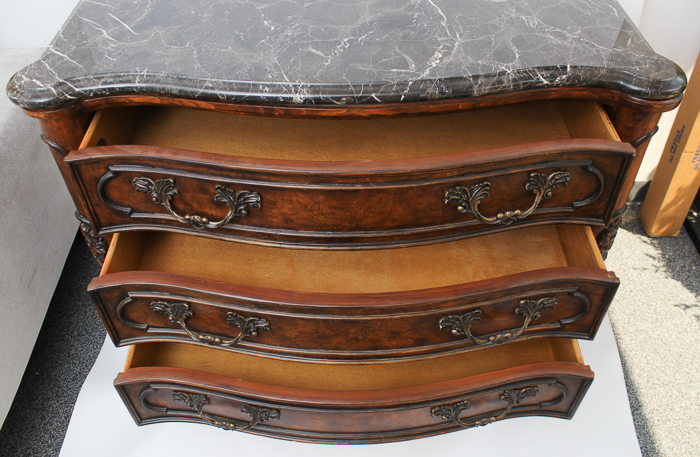 Marble Top Hall Chest by Drexel Heritage
