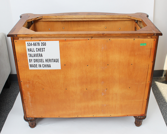 Marble Top Hall Chest by Drexel Heritage