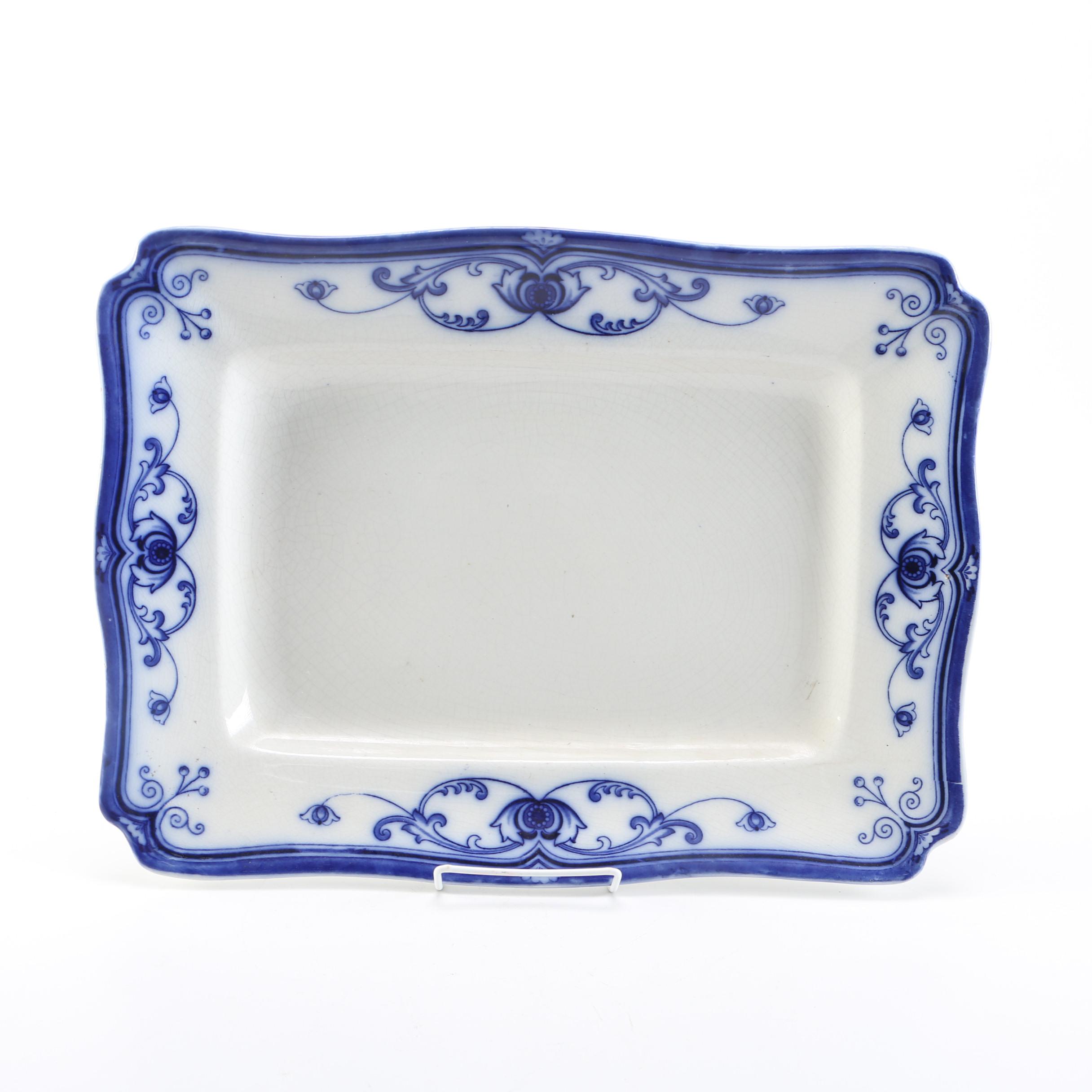 F & Sons "Milan" Floral Porcelain Platter