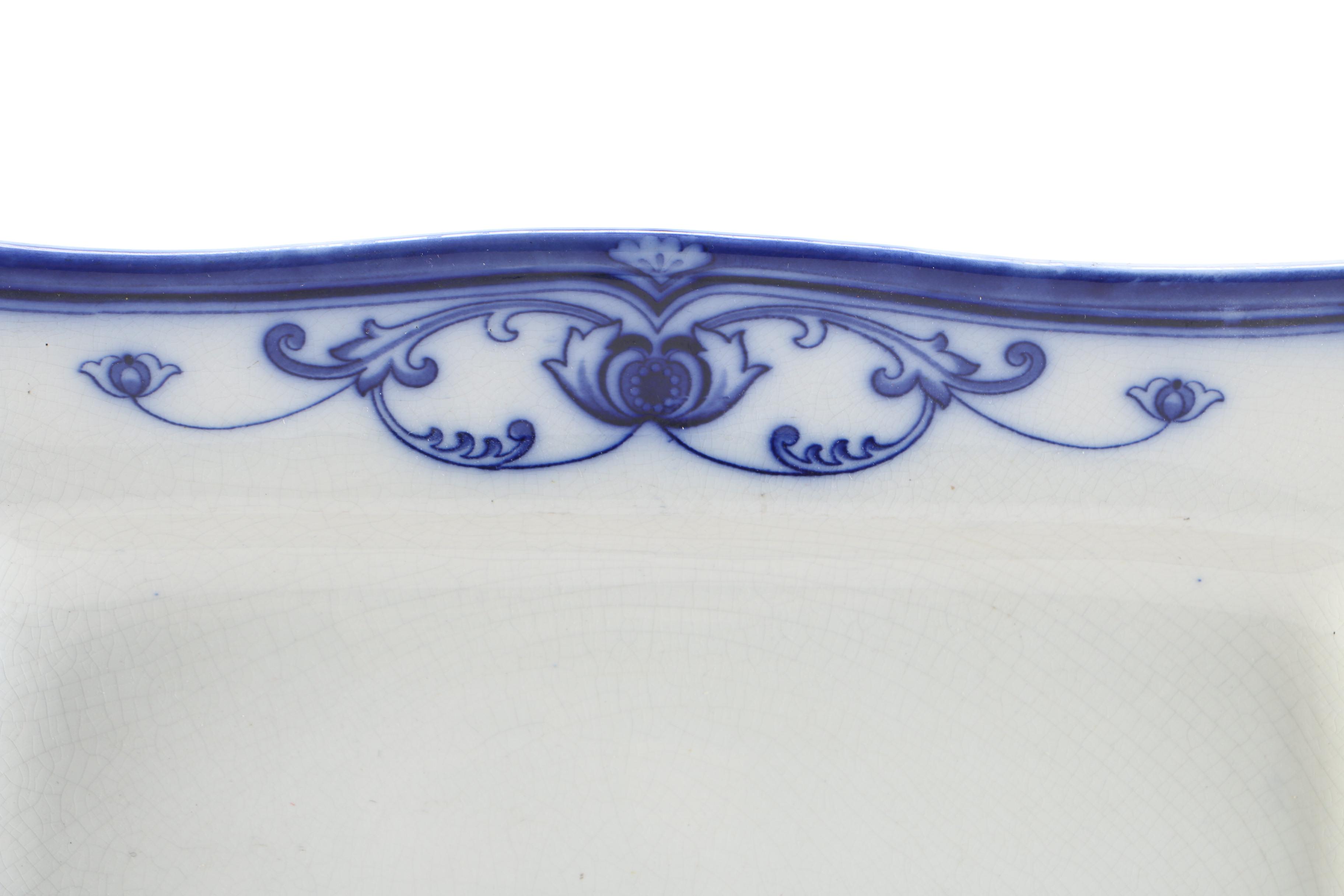 F & Sons "Milan" Floral Porcelain Platter