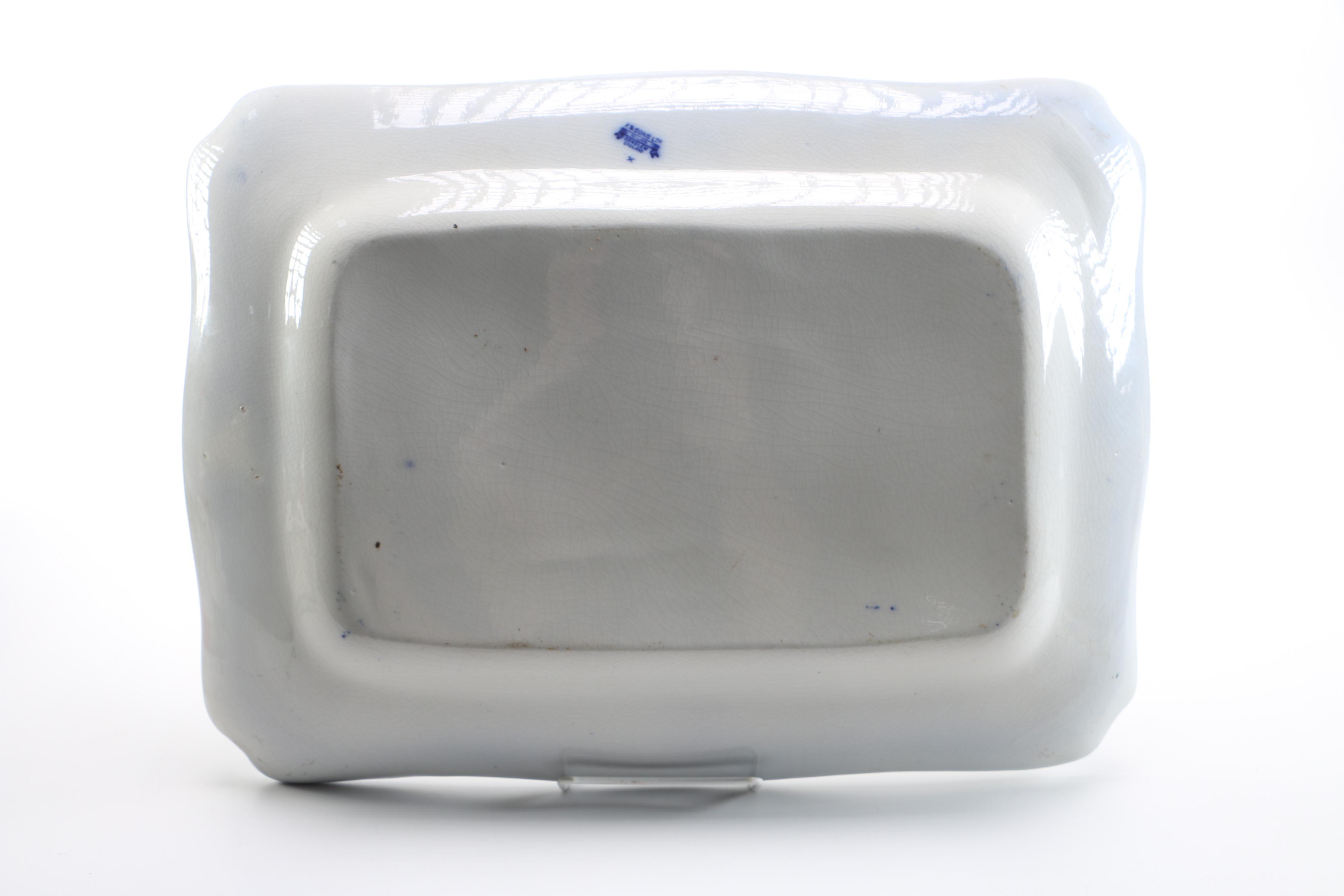 F & Sons "Milan" Floral Porcelain Platter