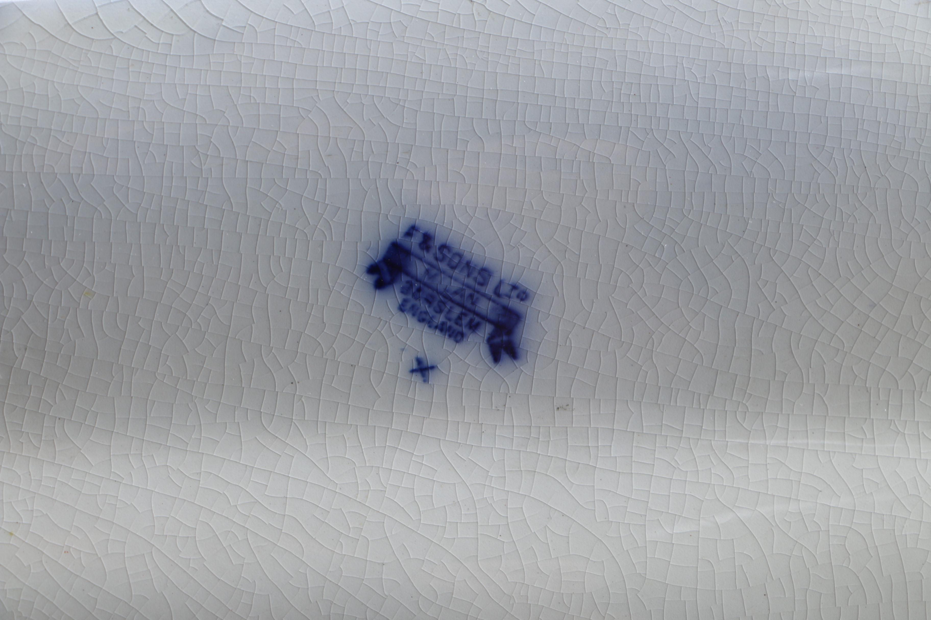 F & Sons "Milan" Floral Porcelain Platter