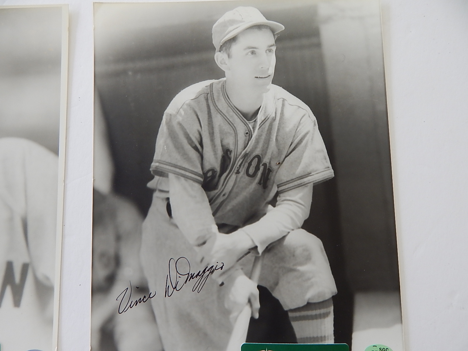SGC Authenticated Dom and Vince DiMaggio Signed Photographs