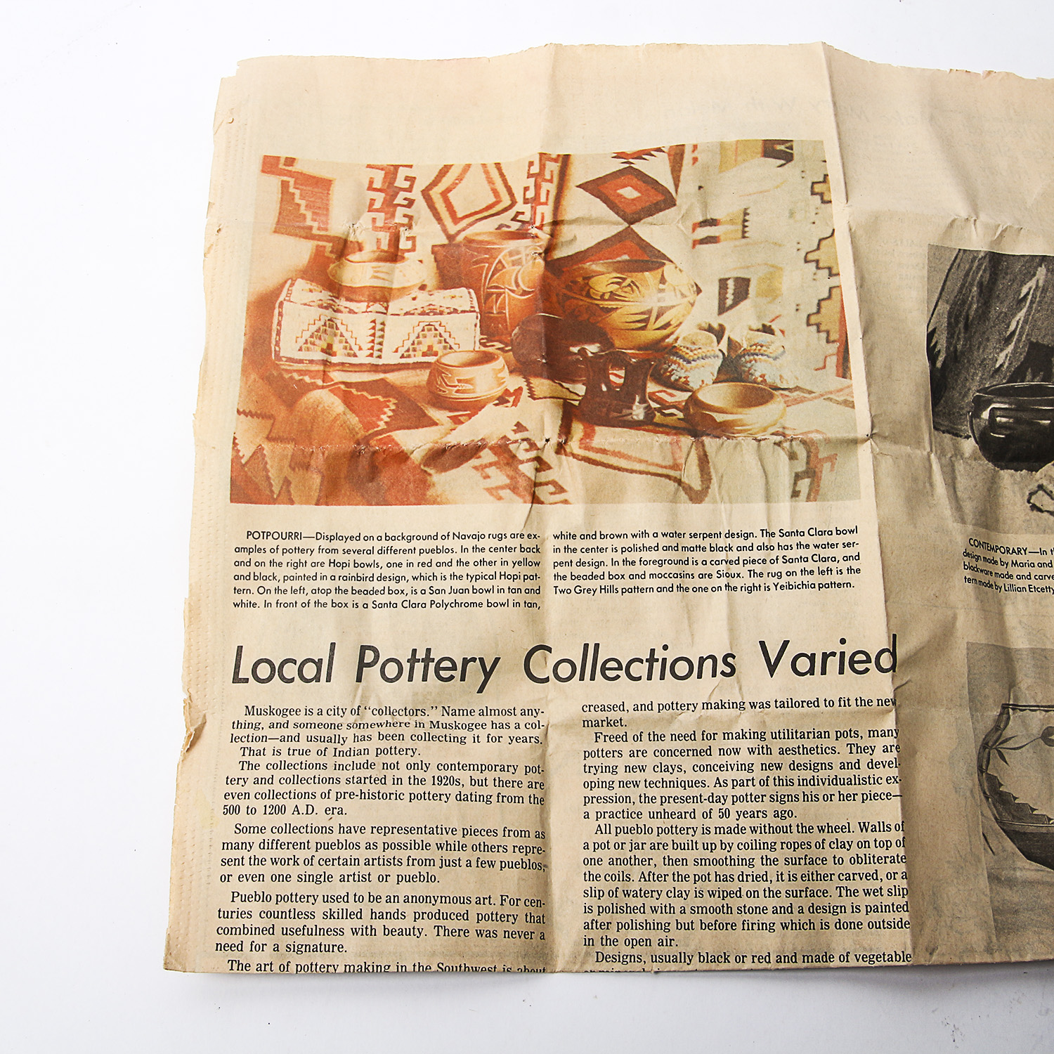 Awarded Artist, Anna Mitchell, Cherokee Designed Pottery Vase