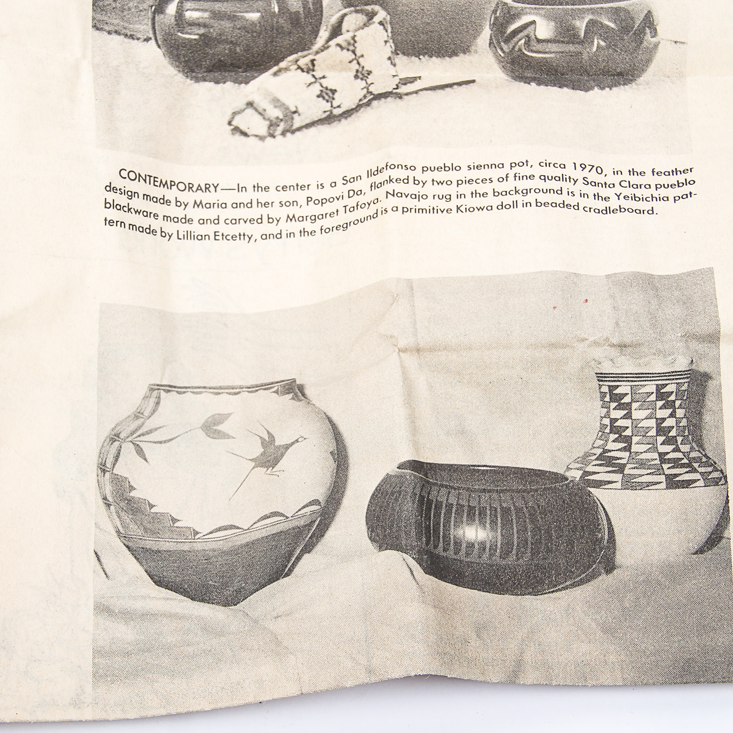 Awarded Artist, Anna Mitchell, Cherokee Designed Pottery Vase