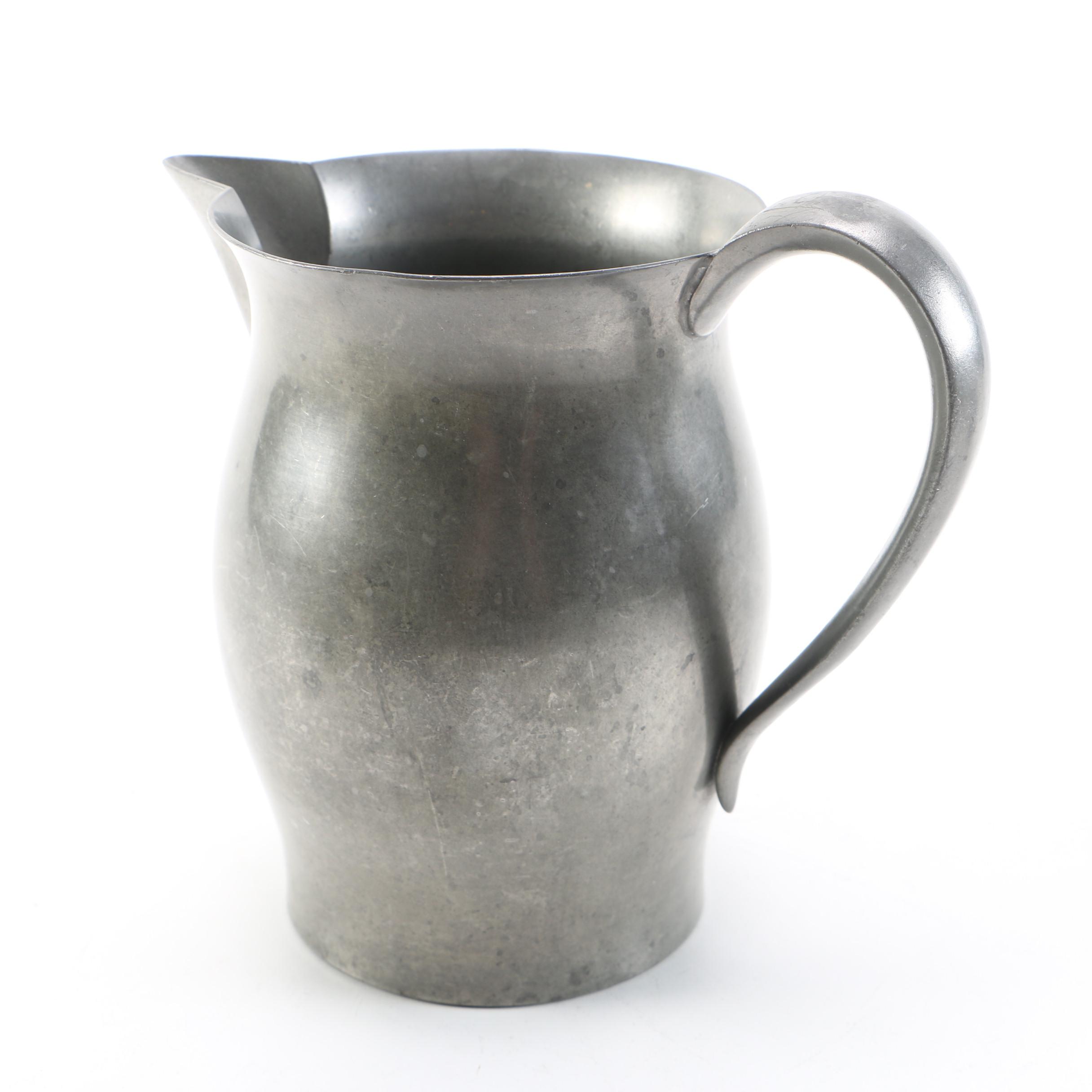 Dutch and American Pewter Pitchers Featuring Jeka Tiel