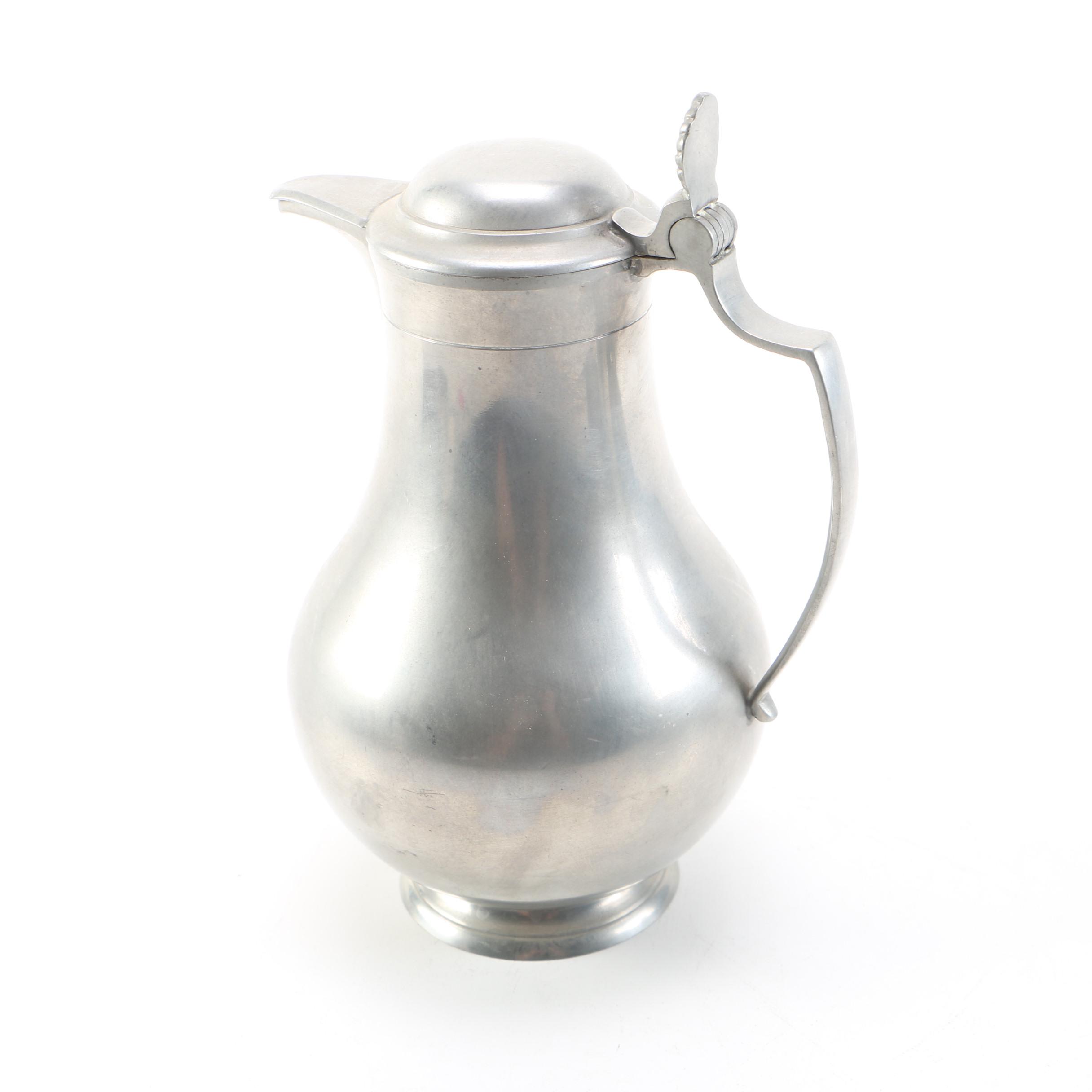 Dutch and American Pewter Pitchers Featuring Jeka Tiel