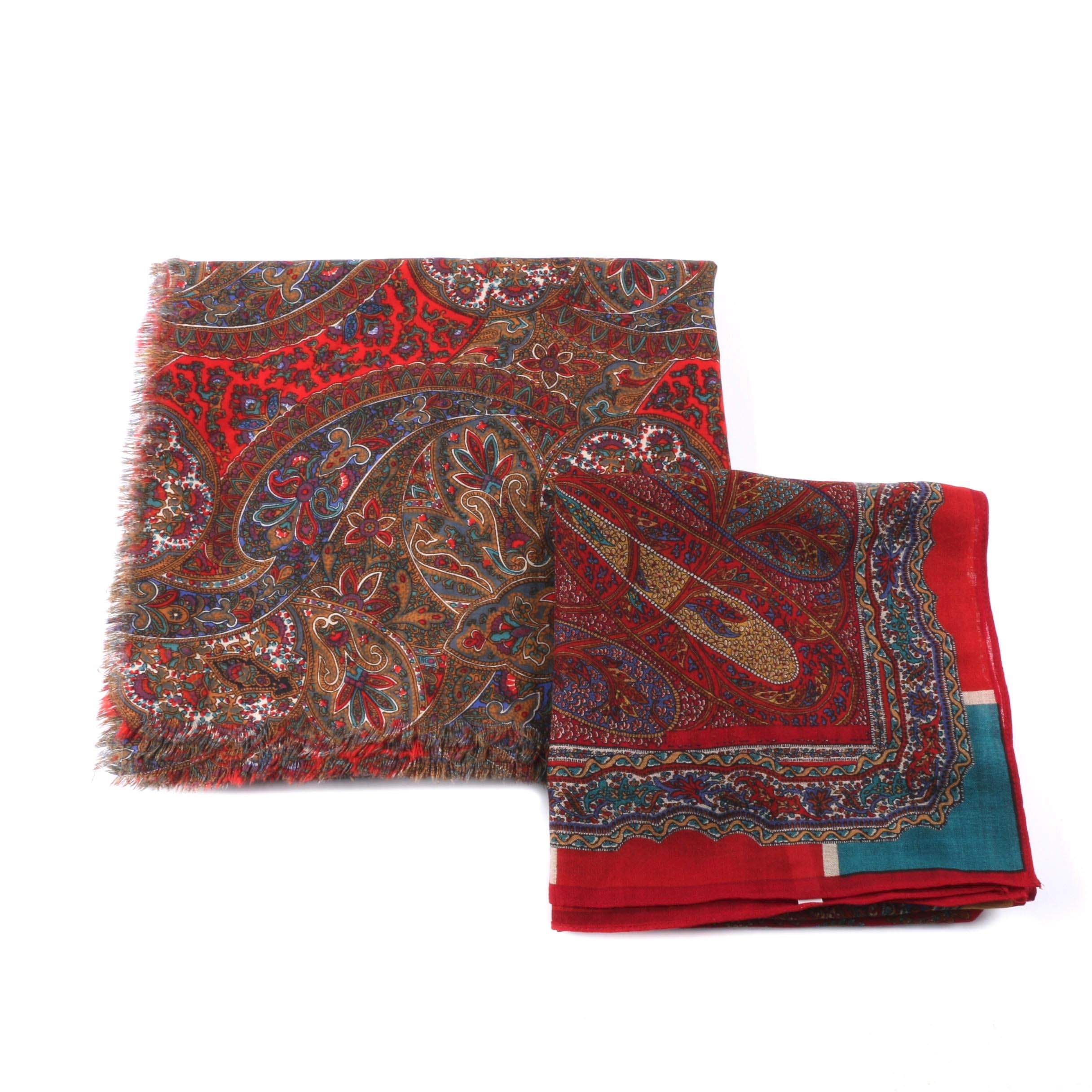 Wool Fashion Scarves Including Perry Ellis