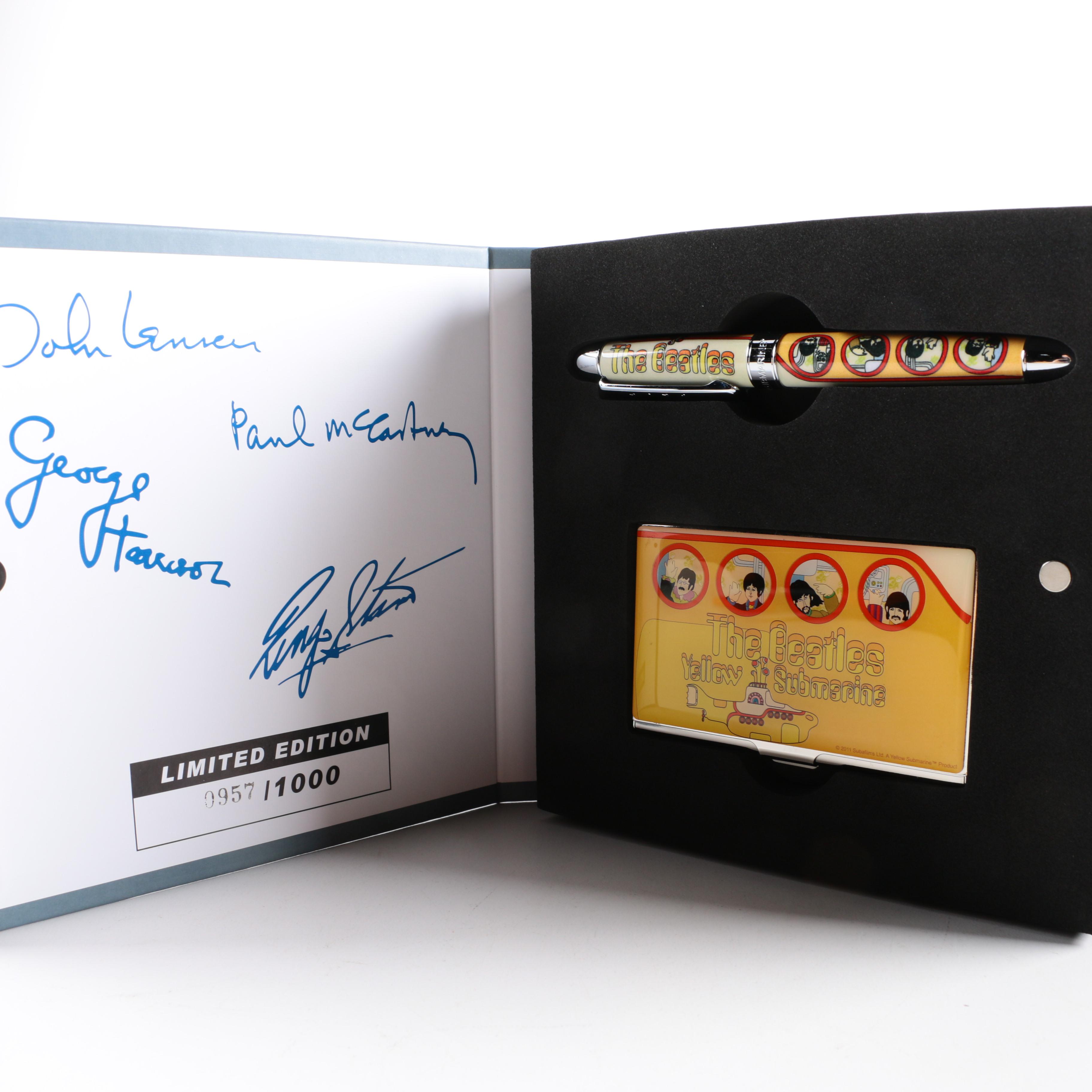 Acme "Beatles" Themed Limited Edition Pen and Card Sets