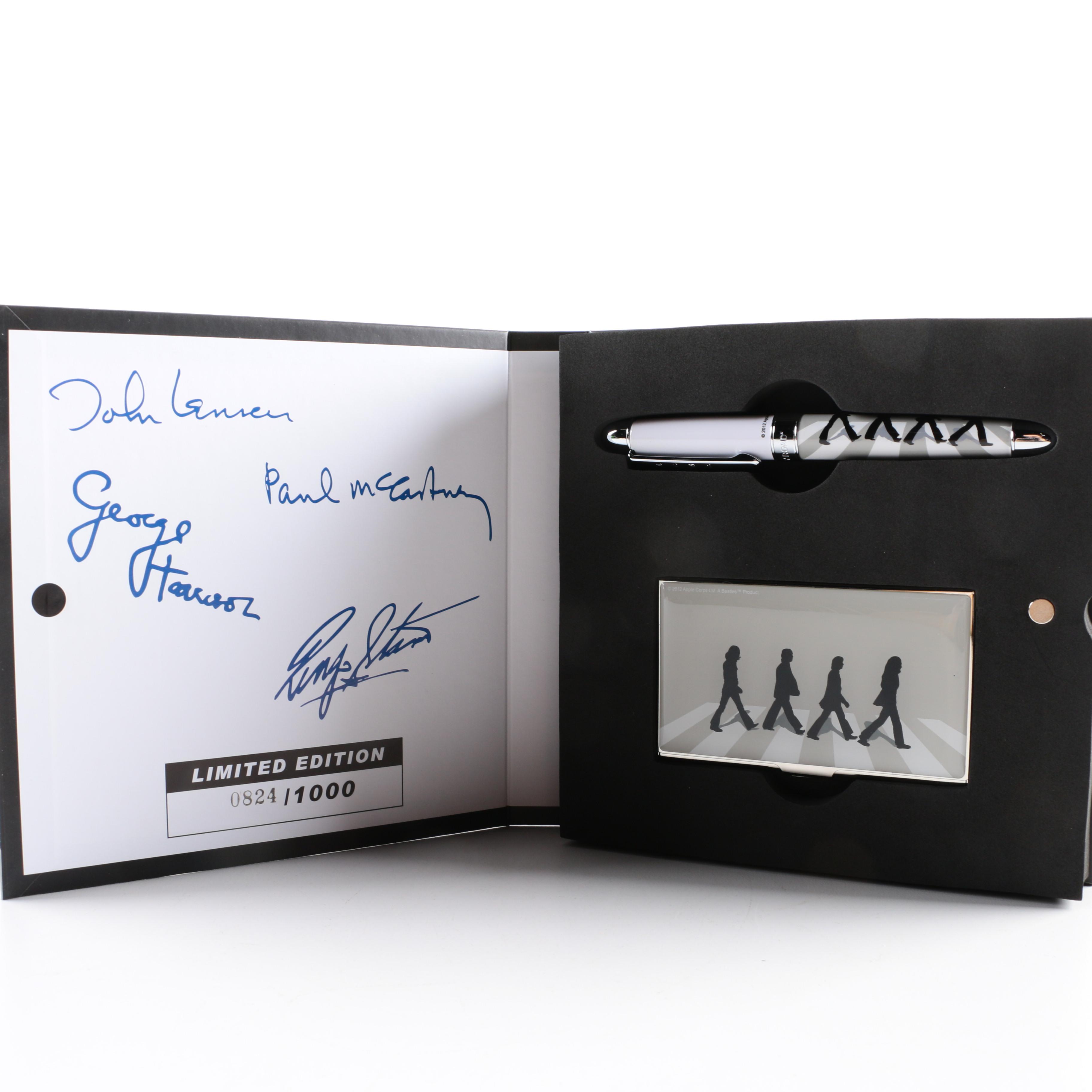 Acme "Beatles" Themed Limited Edition Pen and Card Sets