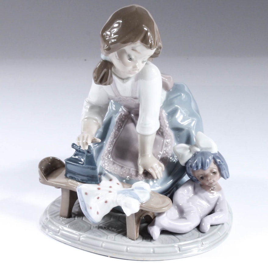 Lladró "My Chores" Figurine