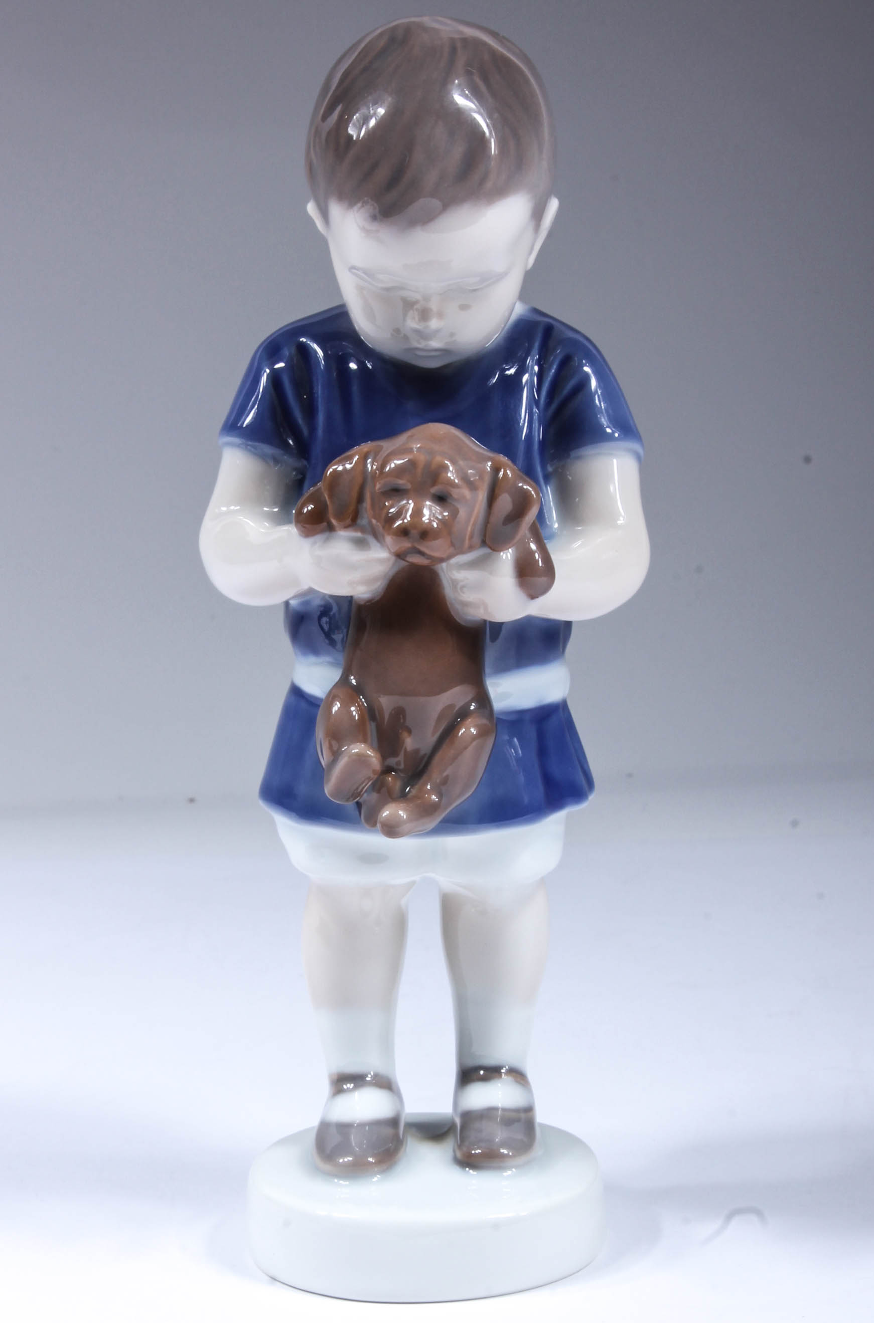 Pair of Danish Porcelain Figurines Including Royal Copenhagen