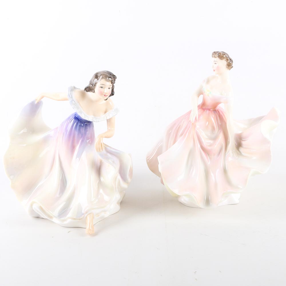 Royal Doulton "Polka" And "Gypsy Dance" Figurines
