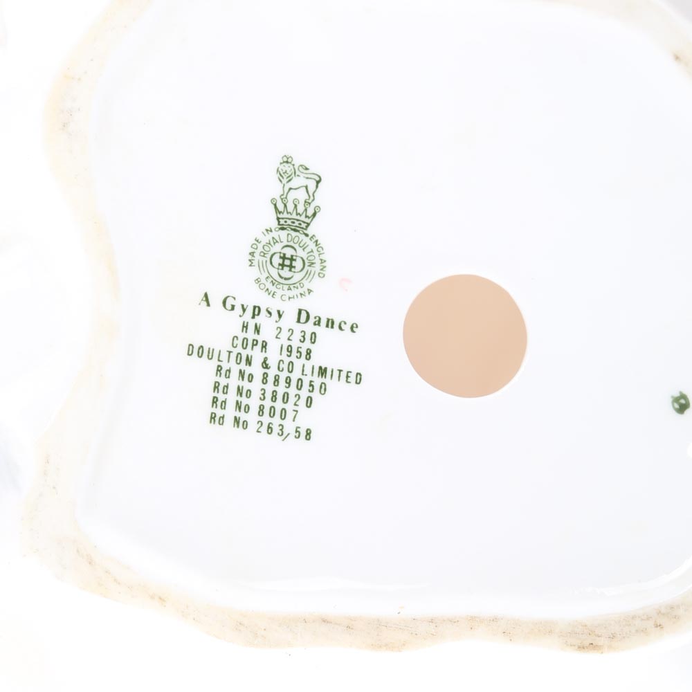 Royal Doulton "Polka" And "Gypsy Dance" Figurines