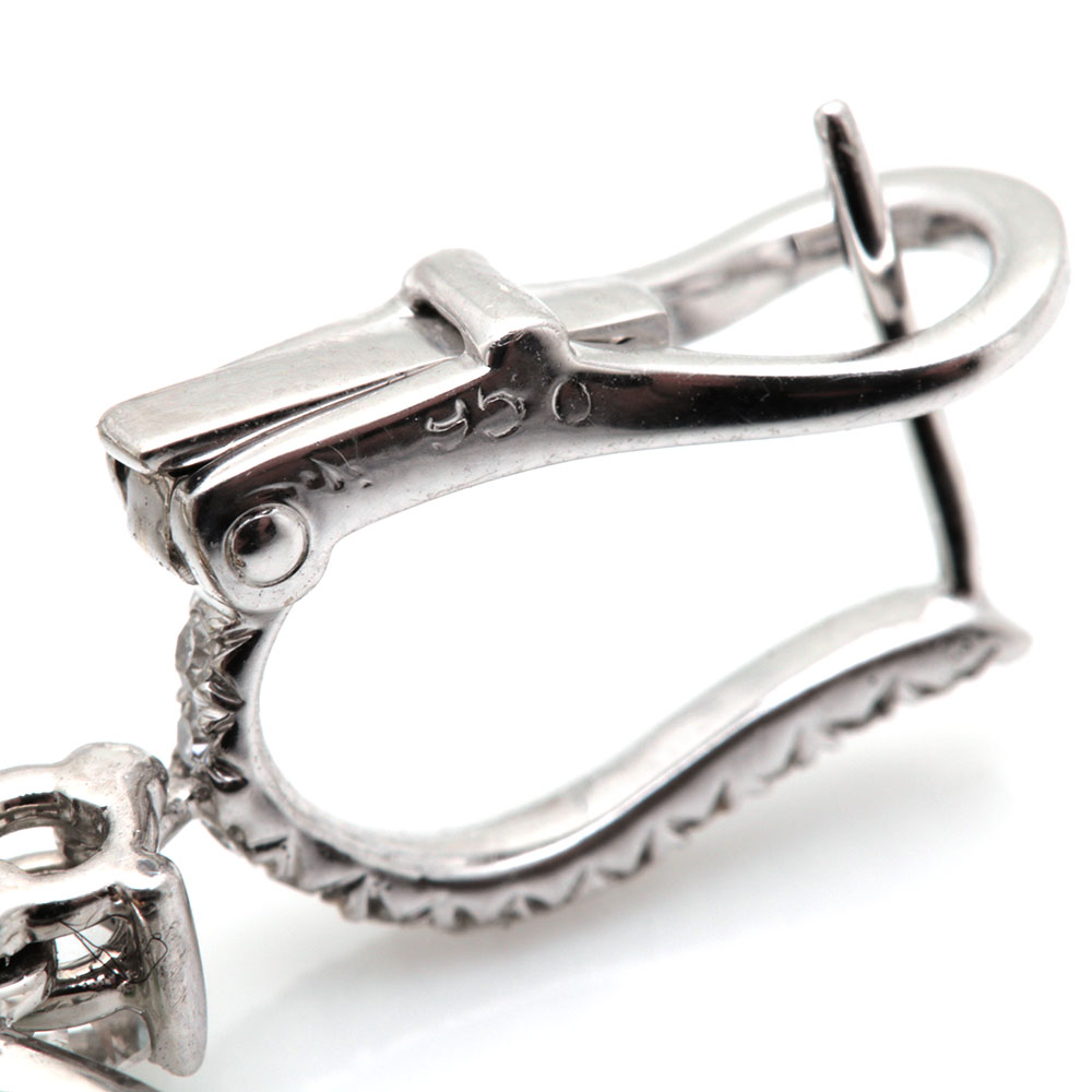 Platinum and 18K Yellow Gold 12.18 CTW Tsavorite Garnet and 2.91 CTW Diamond Dangle Earrings