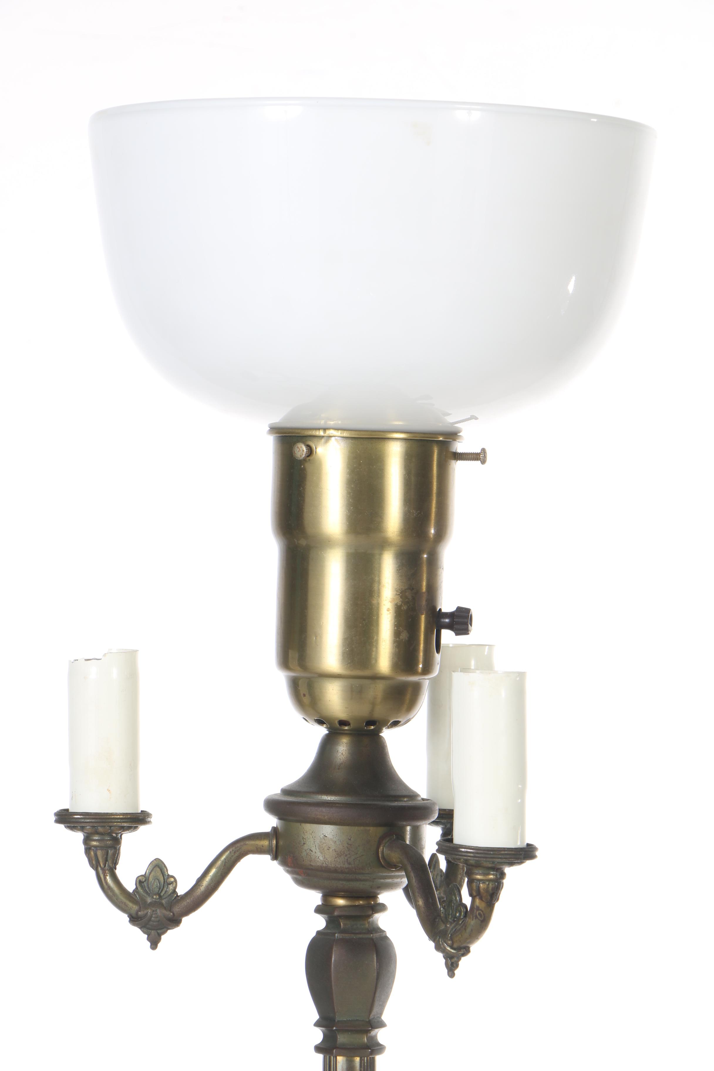 Brass Tone Floor Lamp