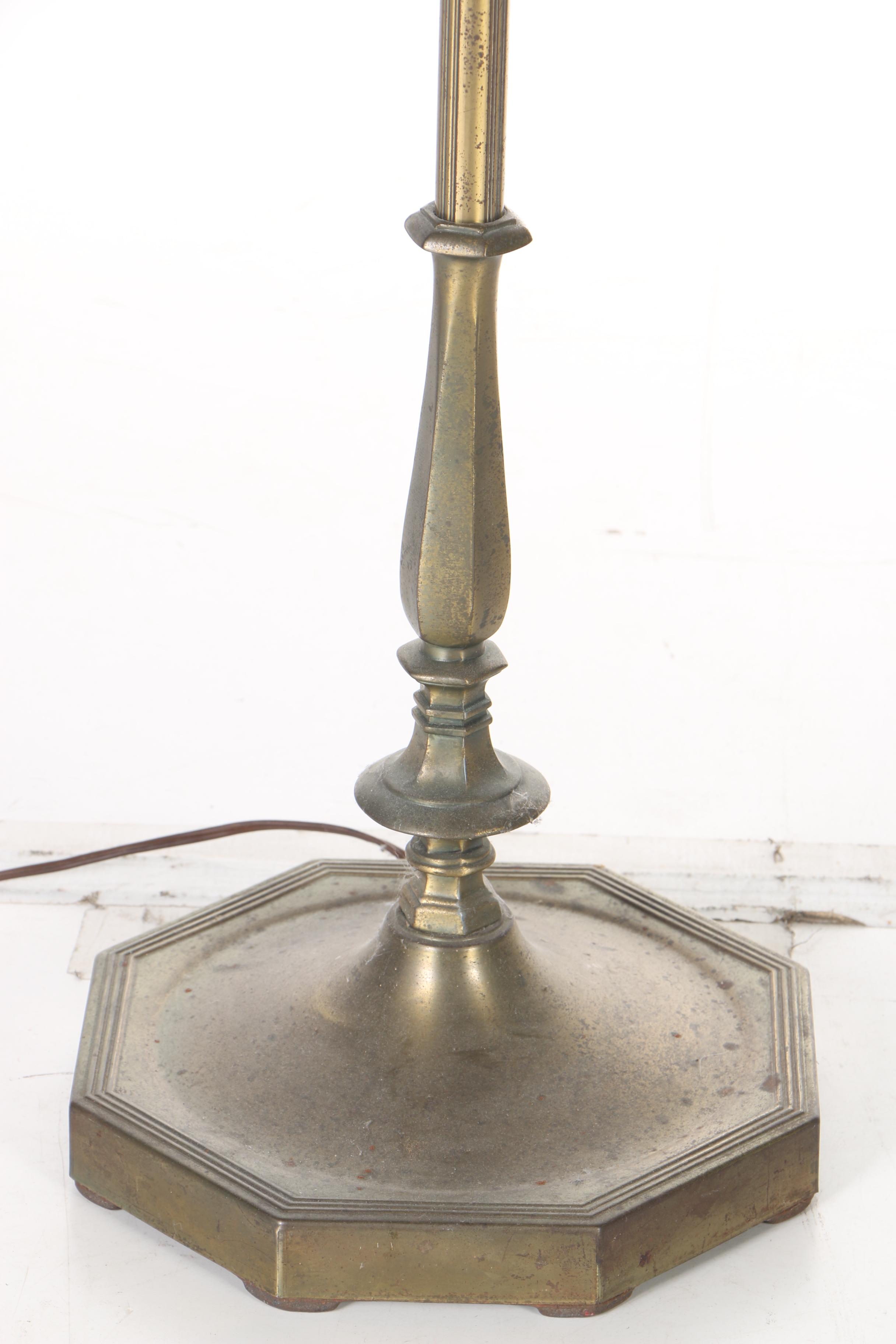 Brass Tone Floor Lamp