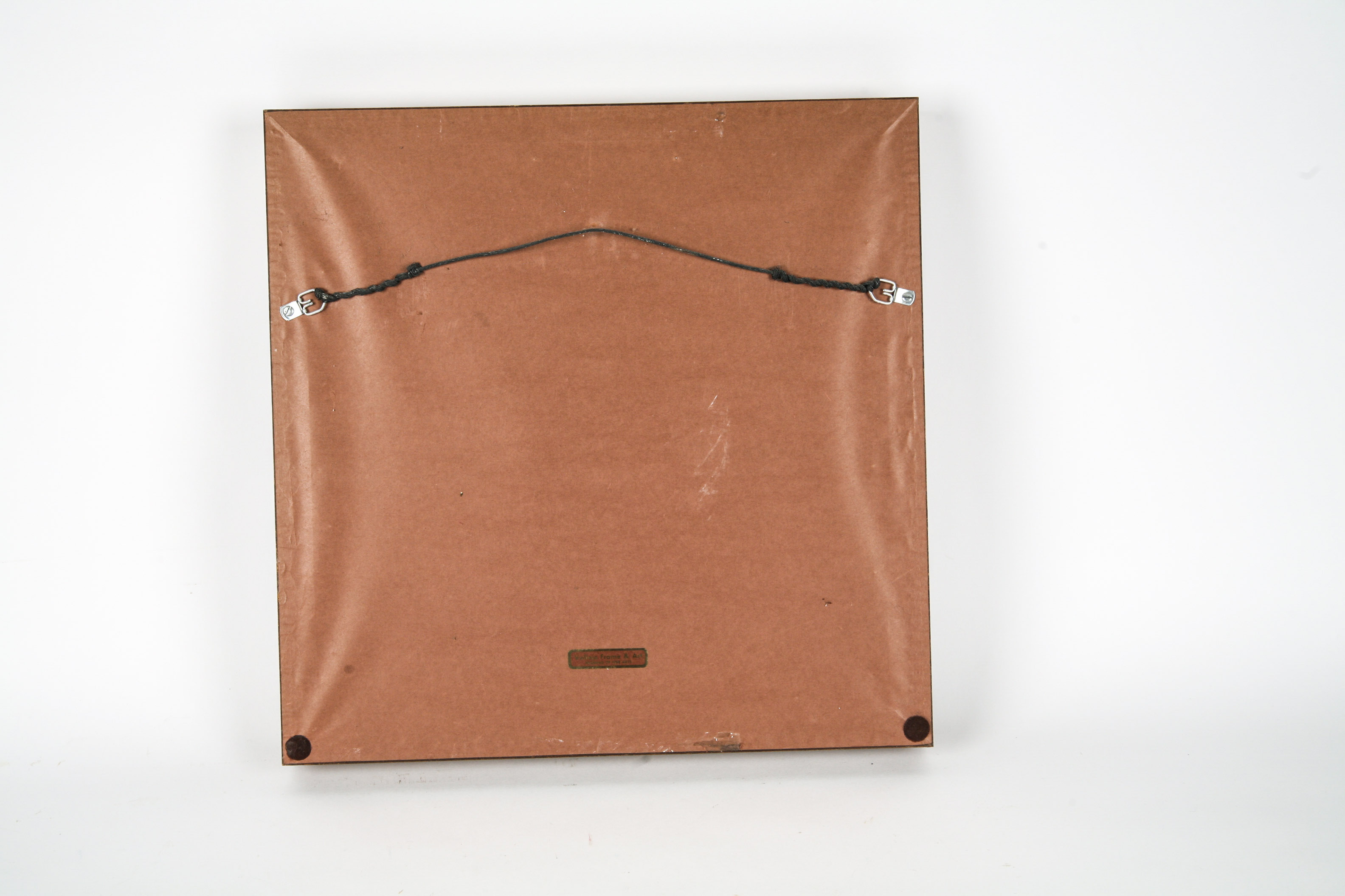 Framed Decorative Quail Plate