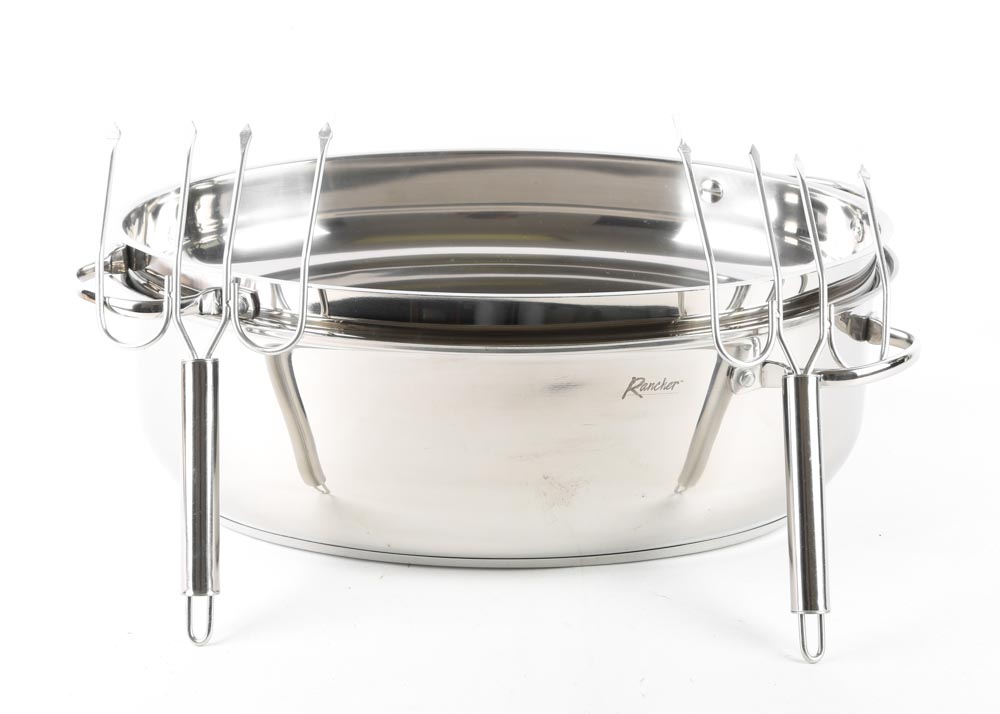 Stainless Steel Rancher Roaster and Accessories