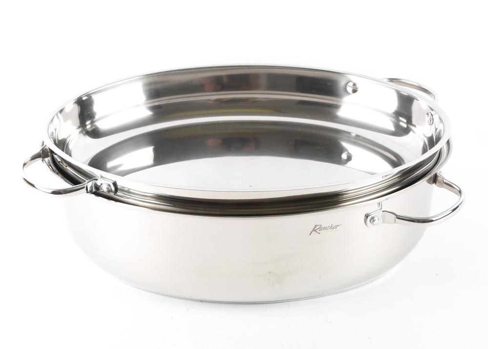 Stainless Steel Rancher Roaster and Accessories