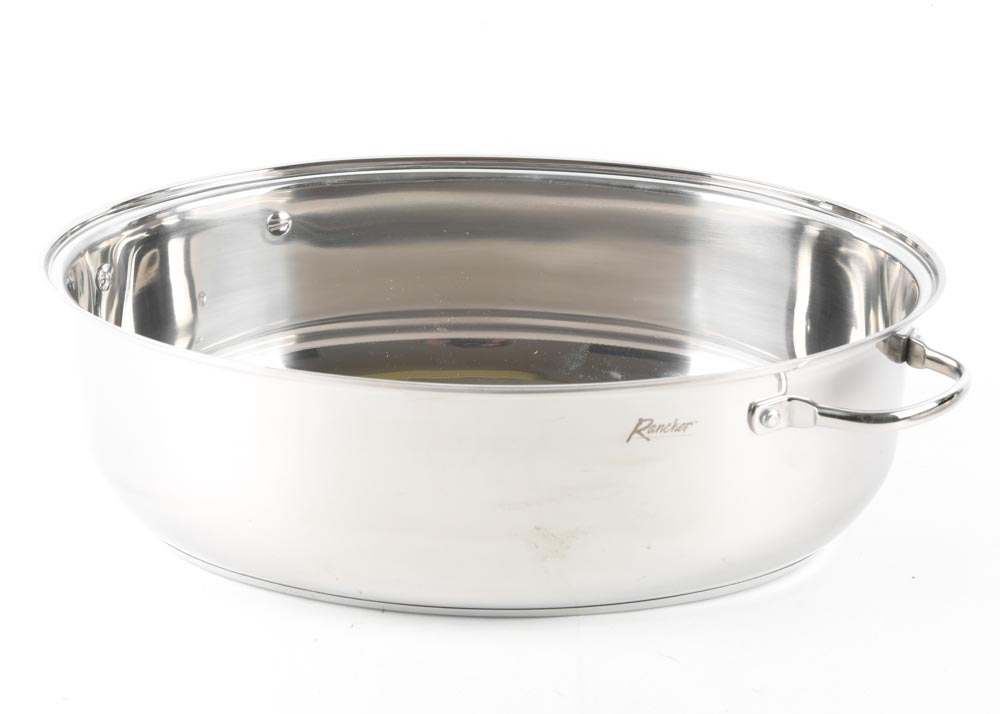 Stainless Steel Rancher Roaster and Accessories